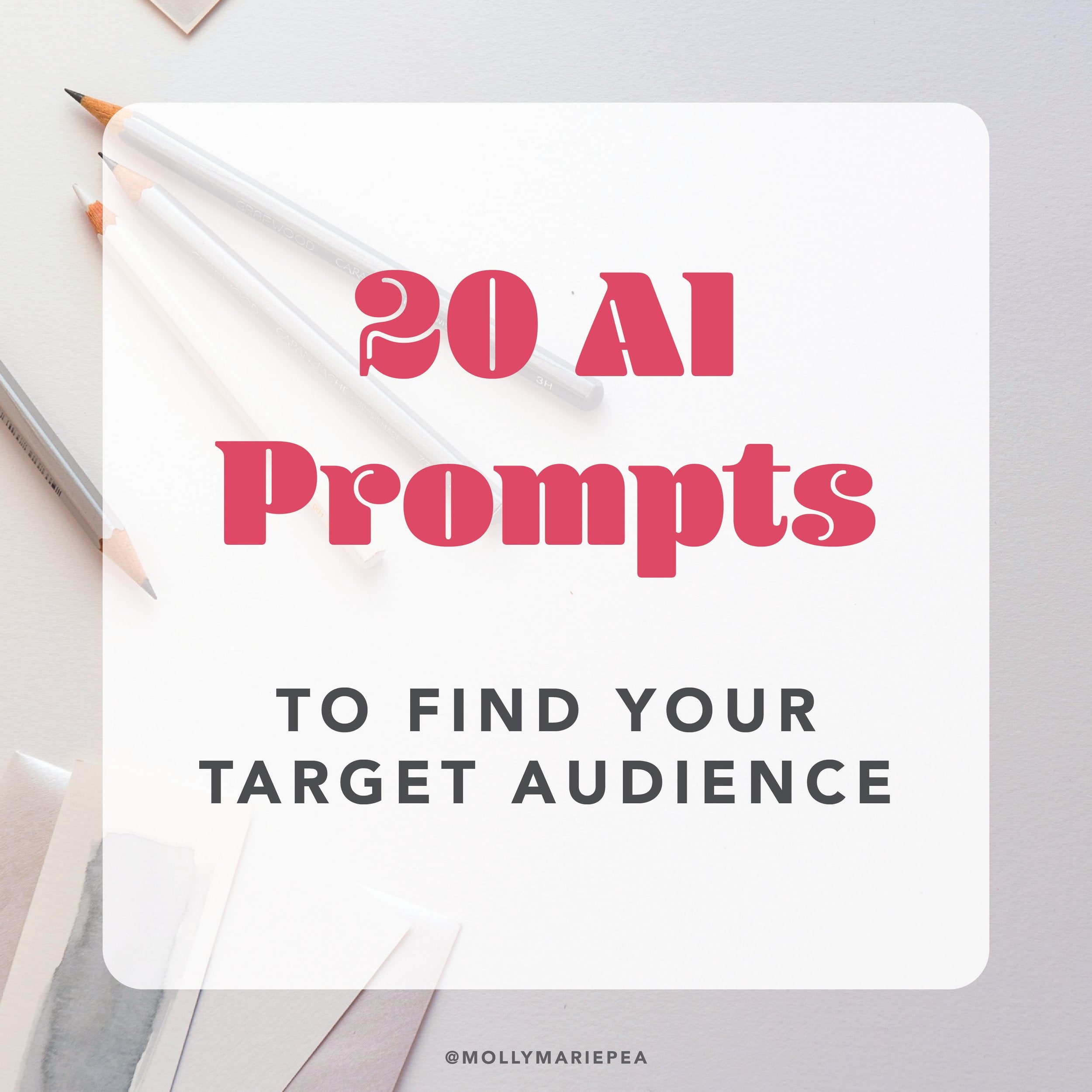 Creatives: Find your Target Audience with chatGPT