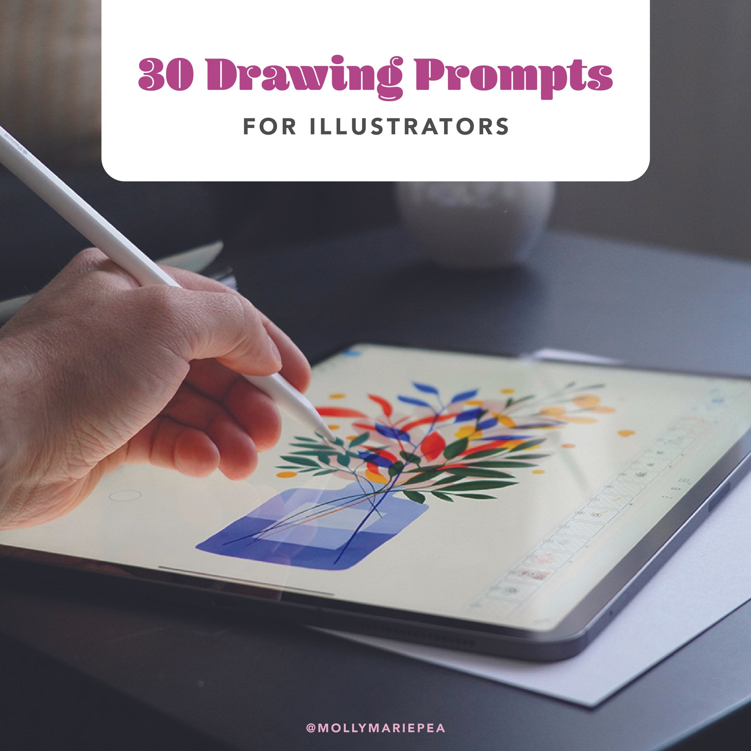 30 Drawing Prompts for 1 Month of Ideas
