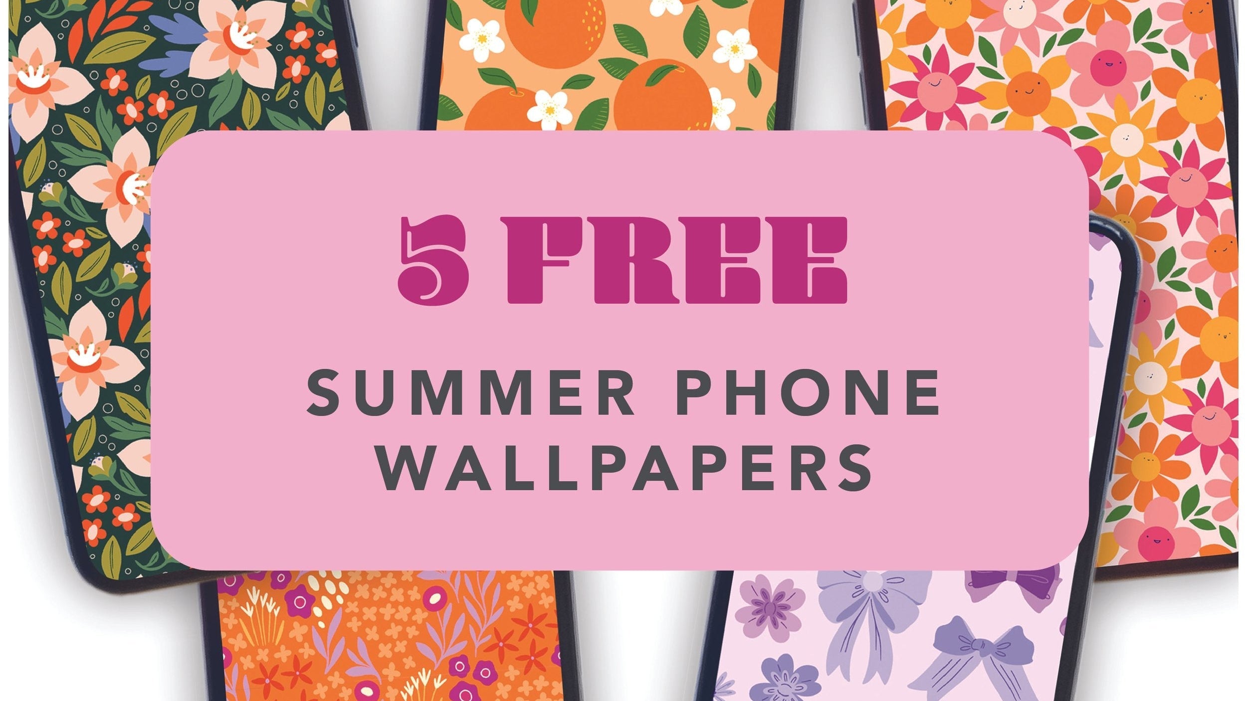 5 Free Summer Phone Wallpapers