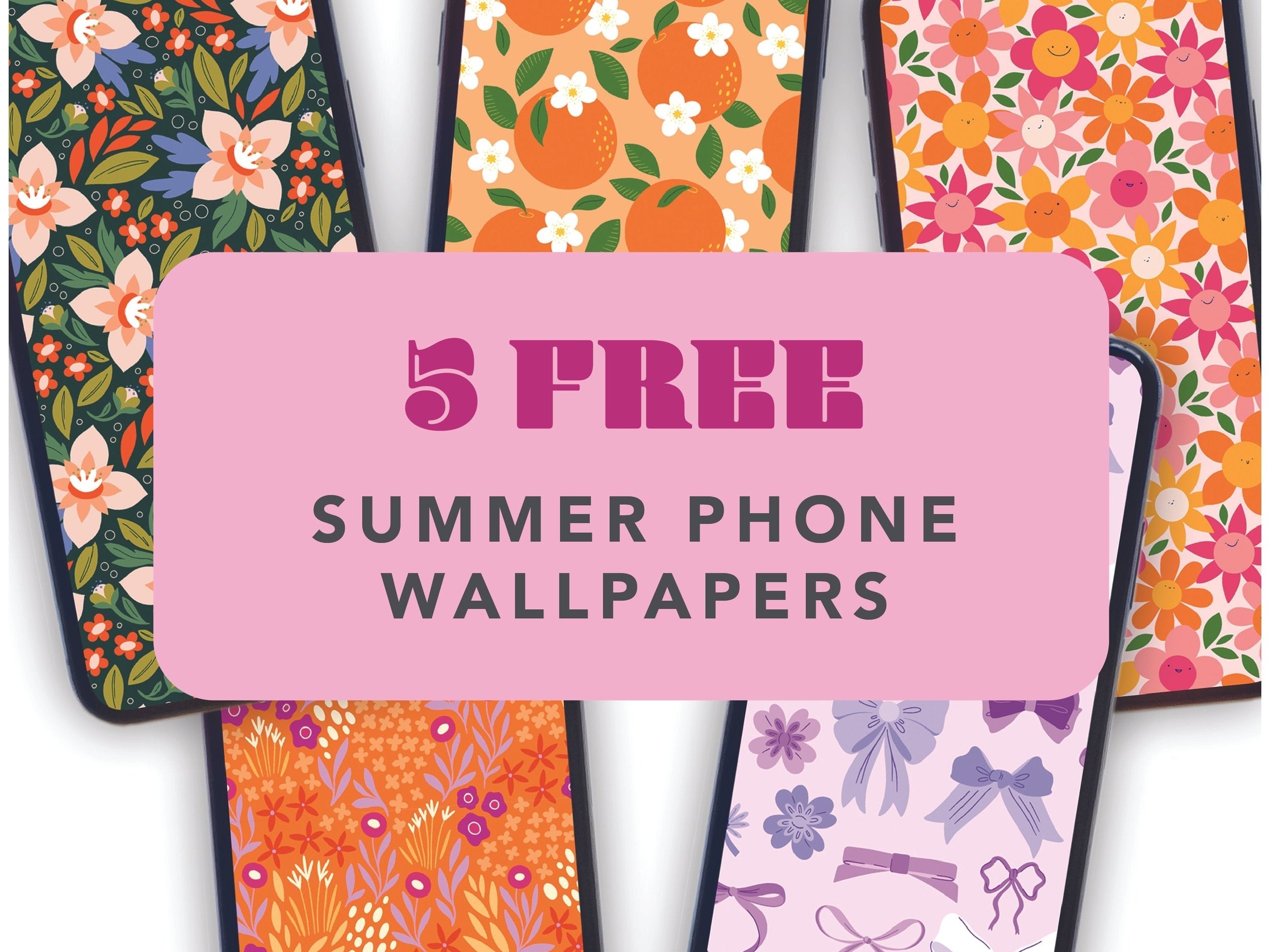 5 Free Summer Phone Wallpapers