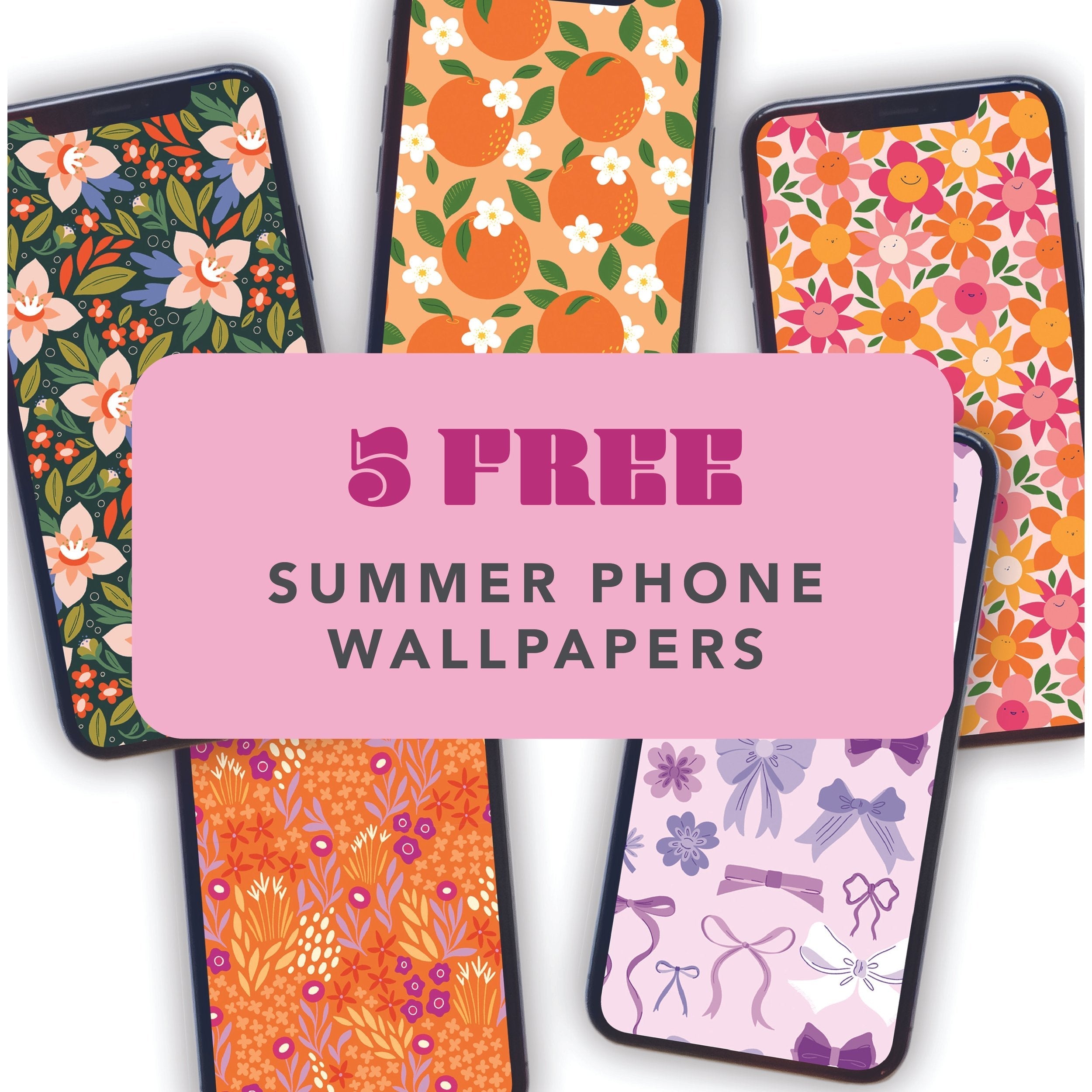 5 Free Summer Phone Wallpapers