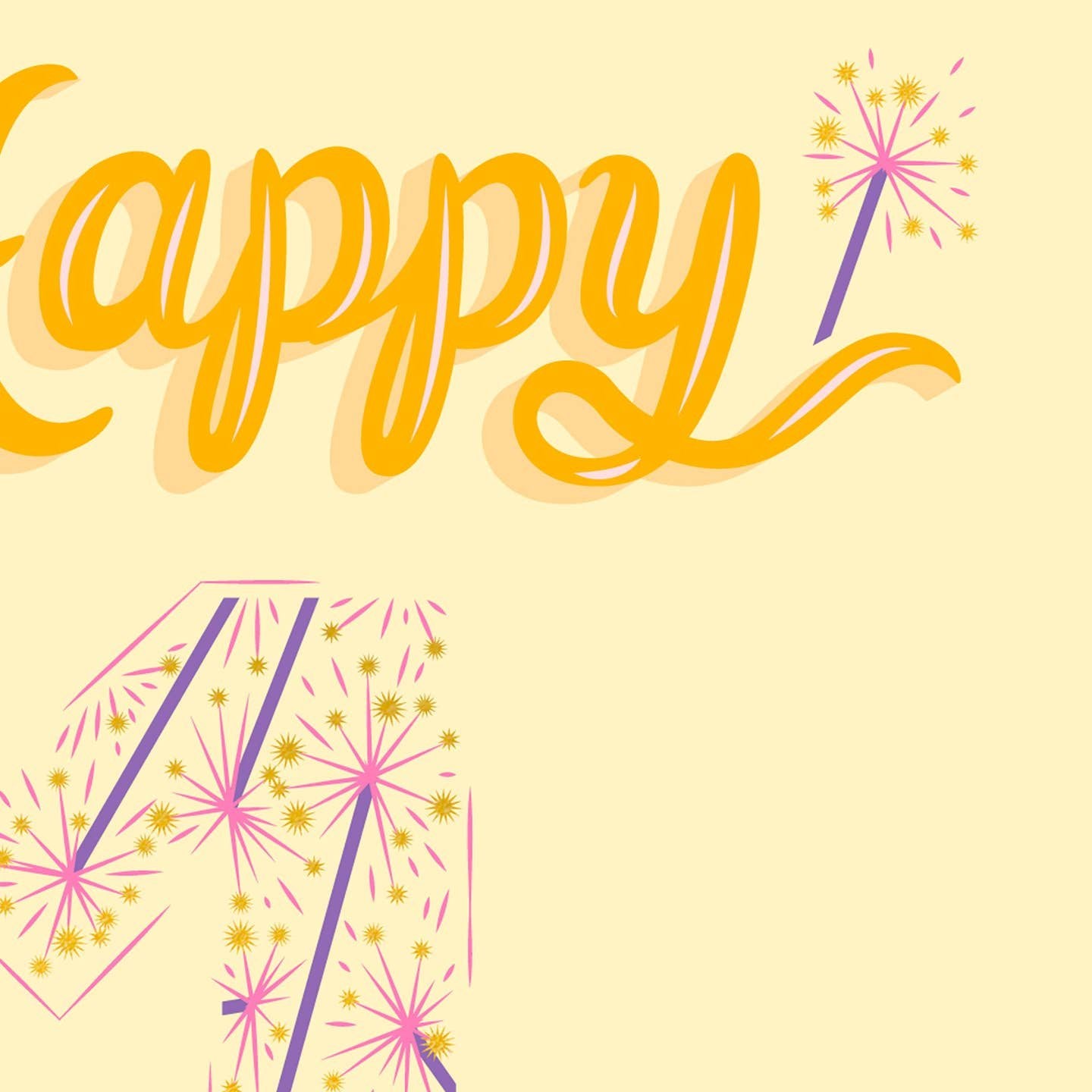 Happy 1 Year First Anniversary Card