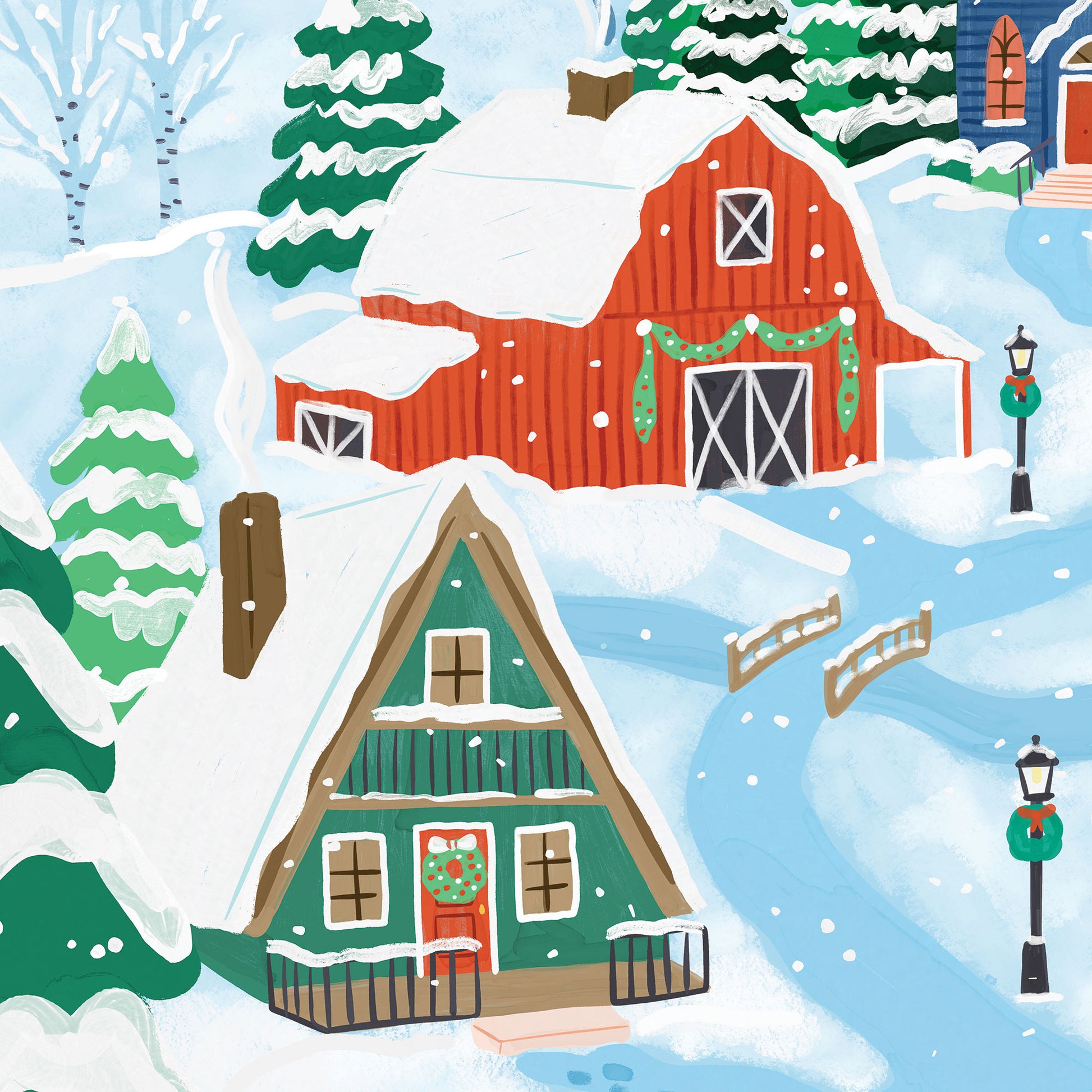 Holiday Town Greetings