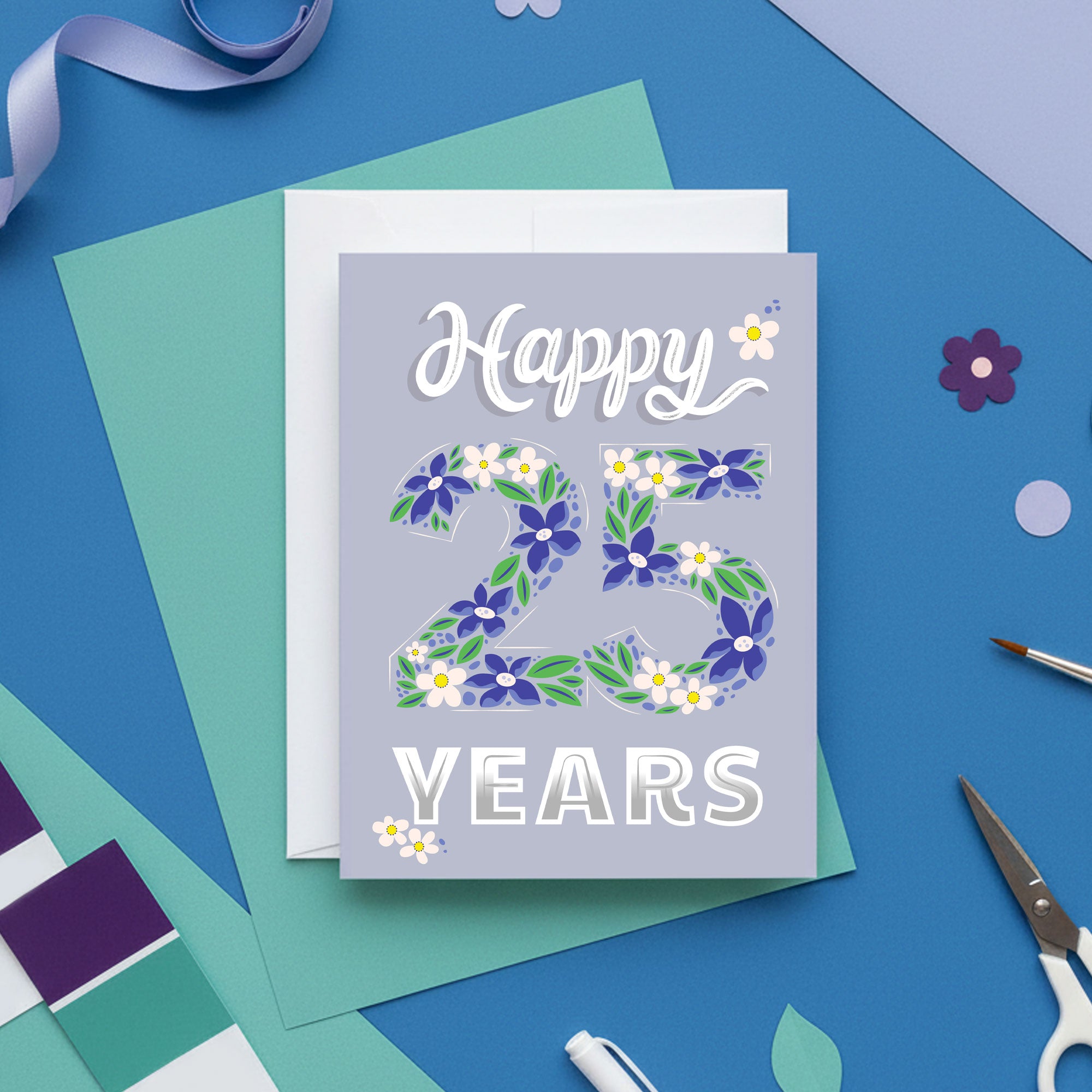 25th Anniversary Milestone Card