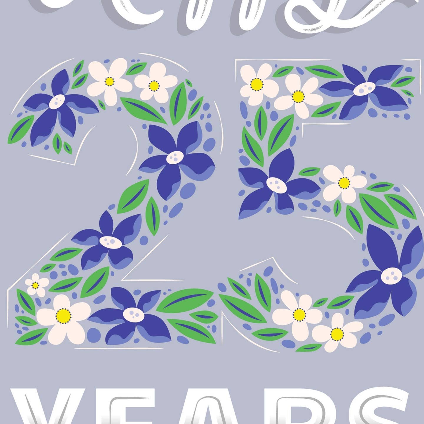 25th Anniversary Milestone Card