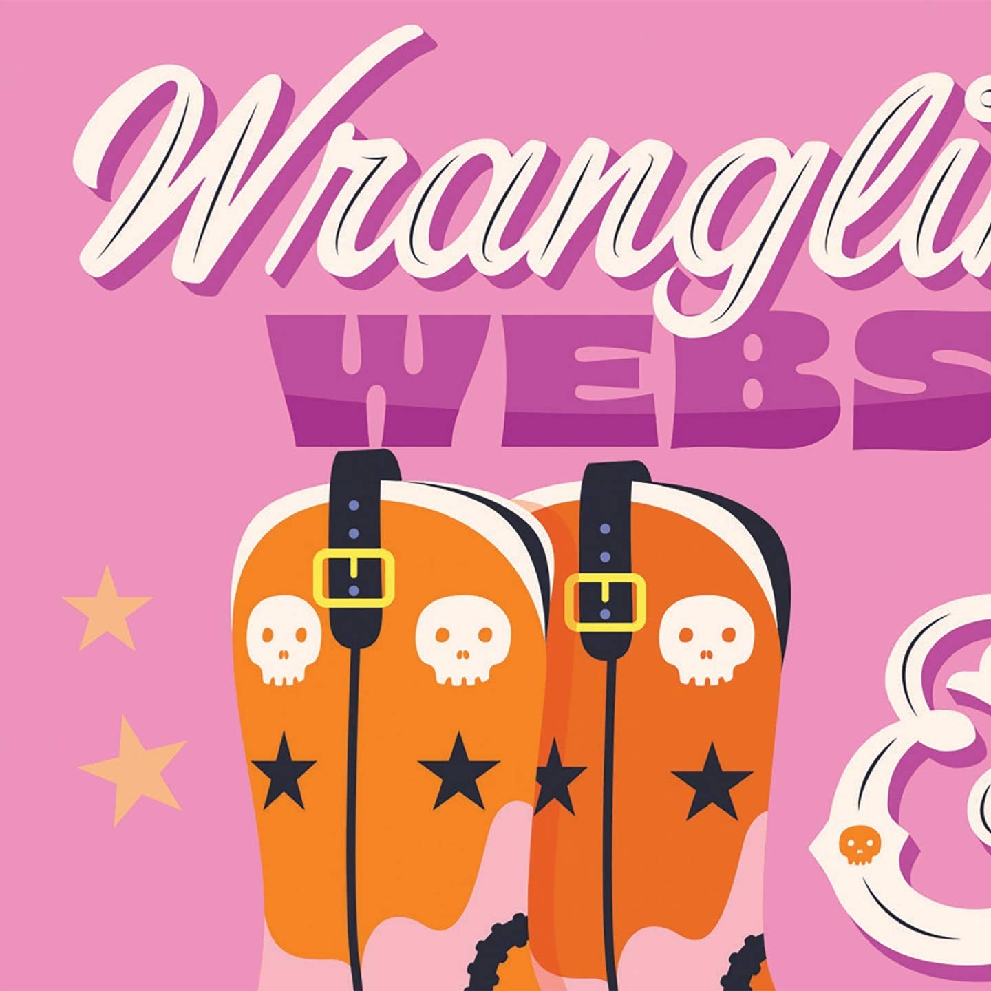 Wranglin' Webs Wranglin' Spirits Halloween Card