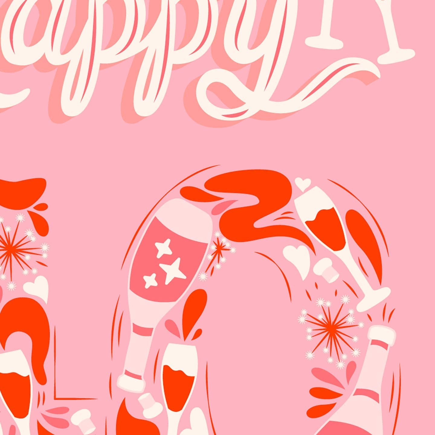 Happy 40 Years Ruby Anniversary Milestone Card