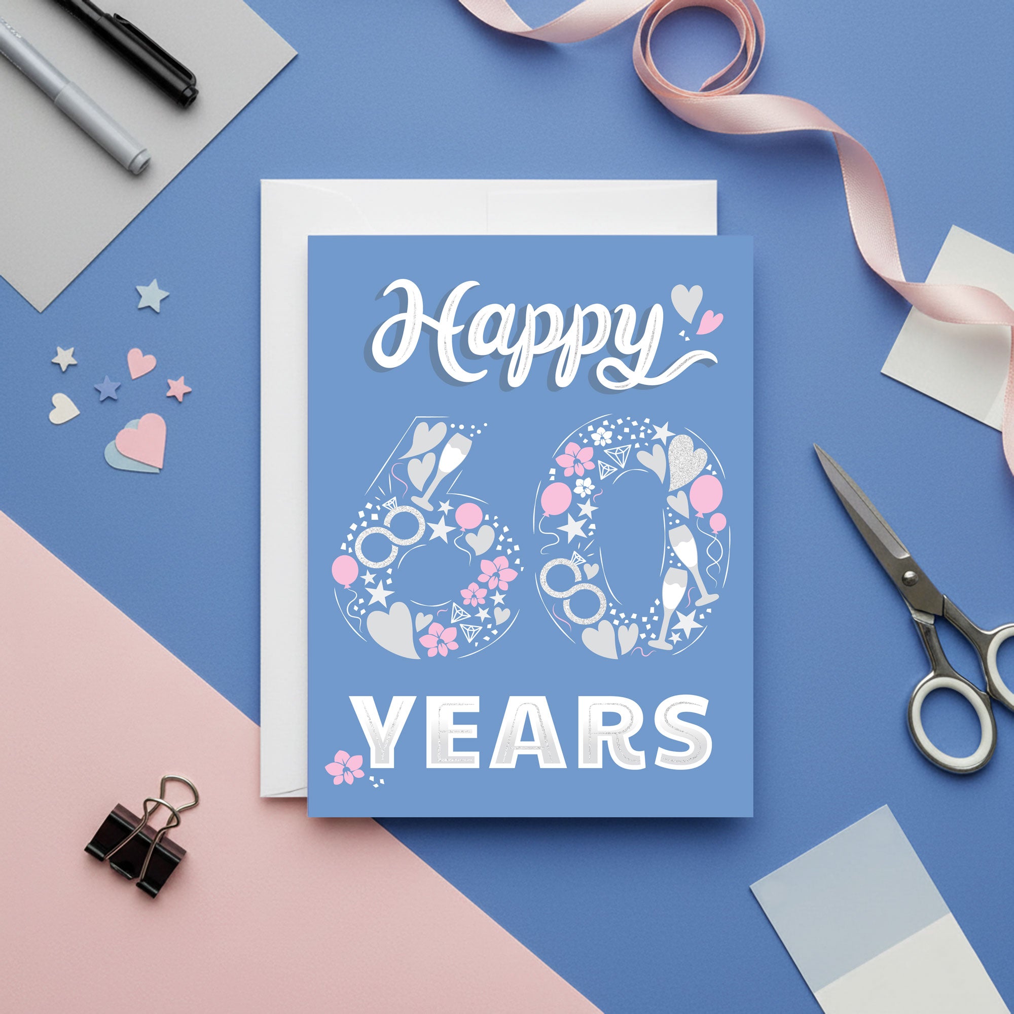 60th Anniversary Milestone Card