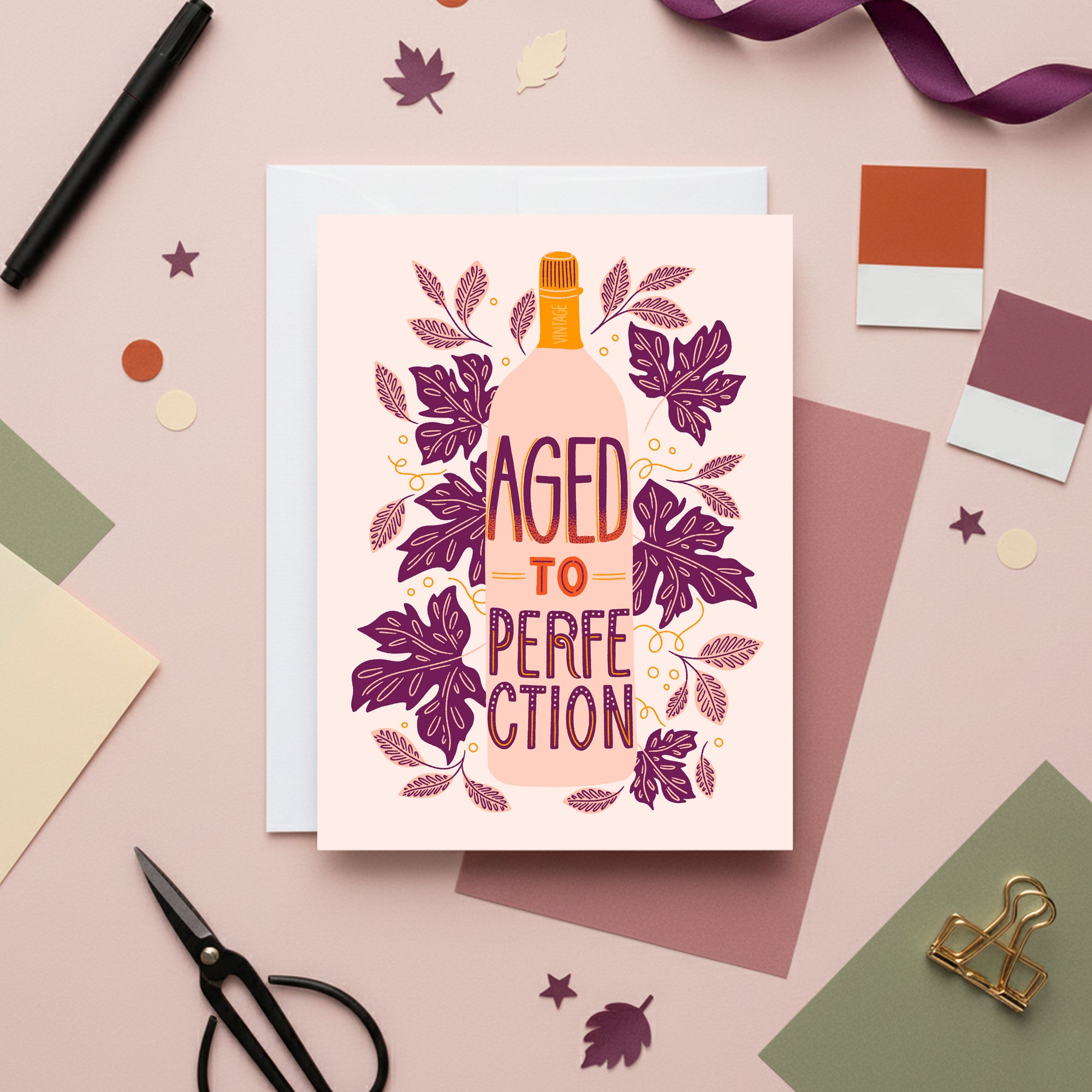 Aged to Perfection Birthday Card