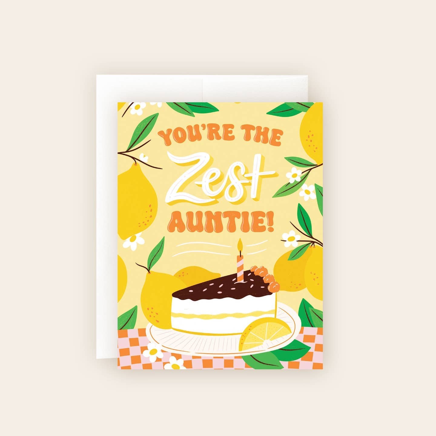 Zest Auntie Birthday Card