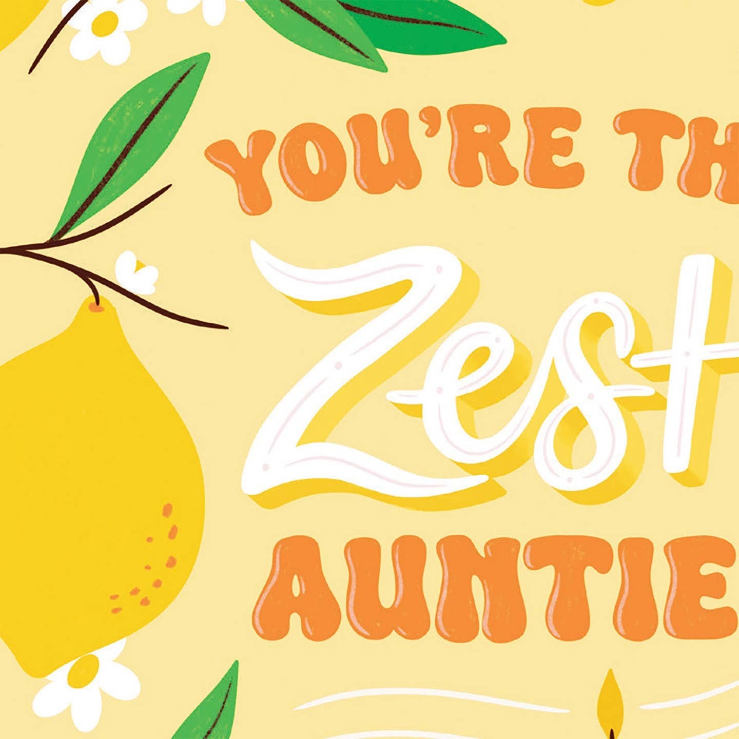 Zest Auntie Birthday Card