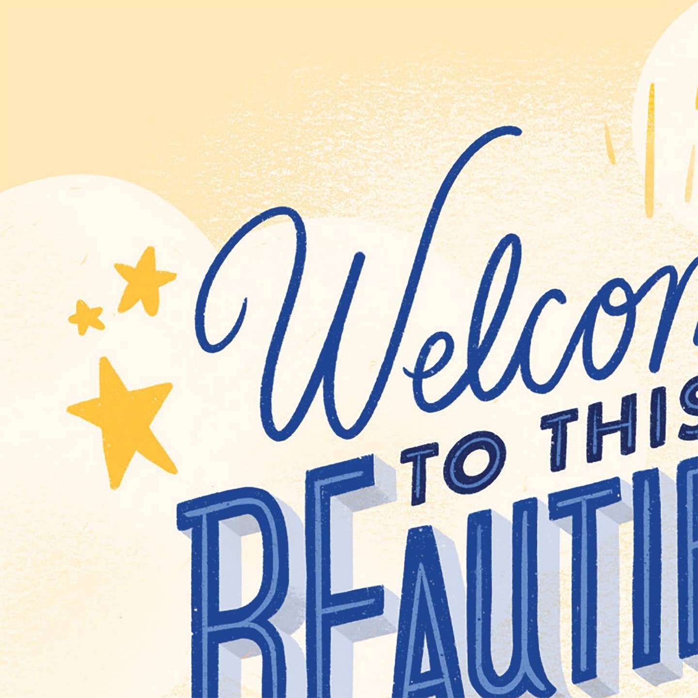 Welcome to this Beautiful World Baby Card
