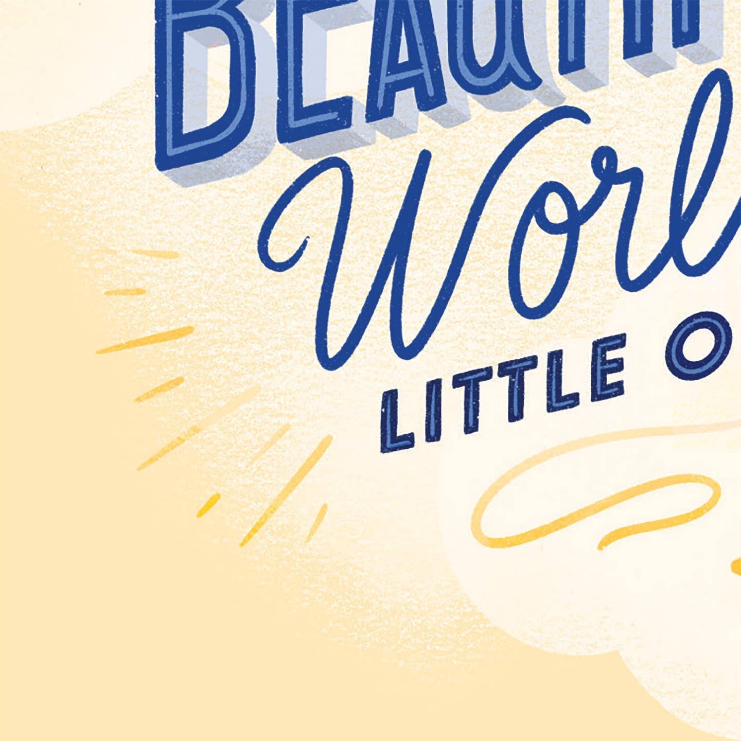 Welcome to this Beautiful World Baby Card