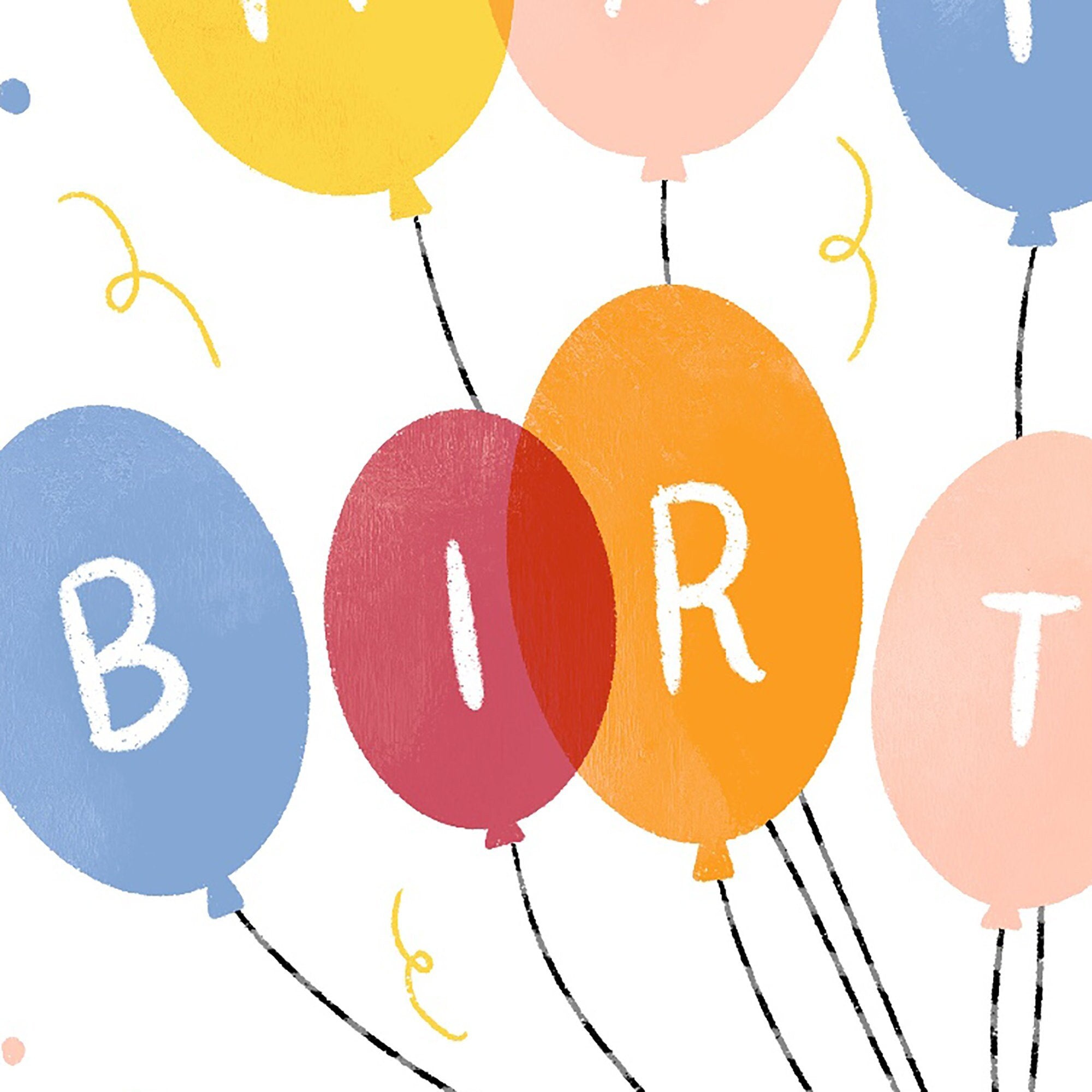 Bunch of Balloons Birthday Card