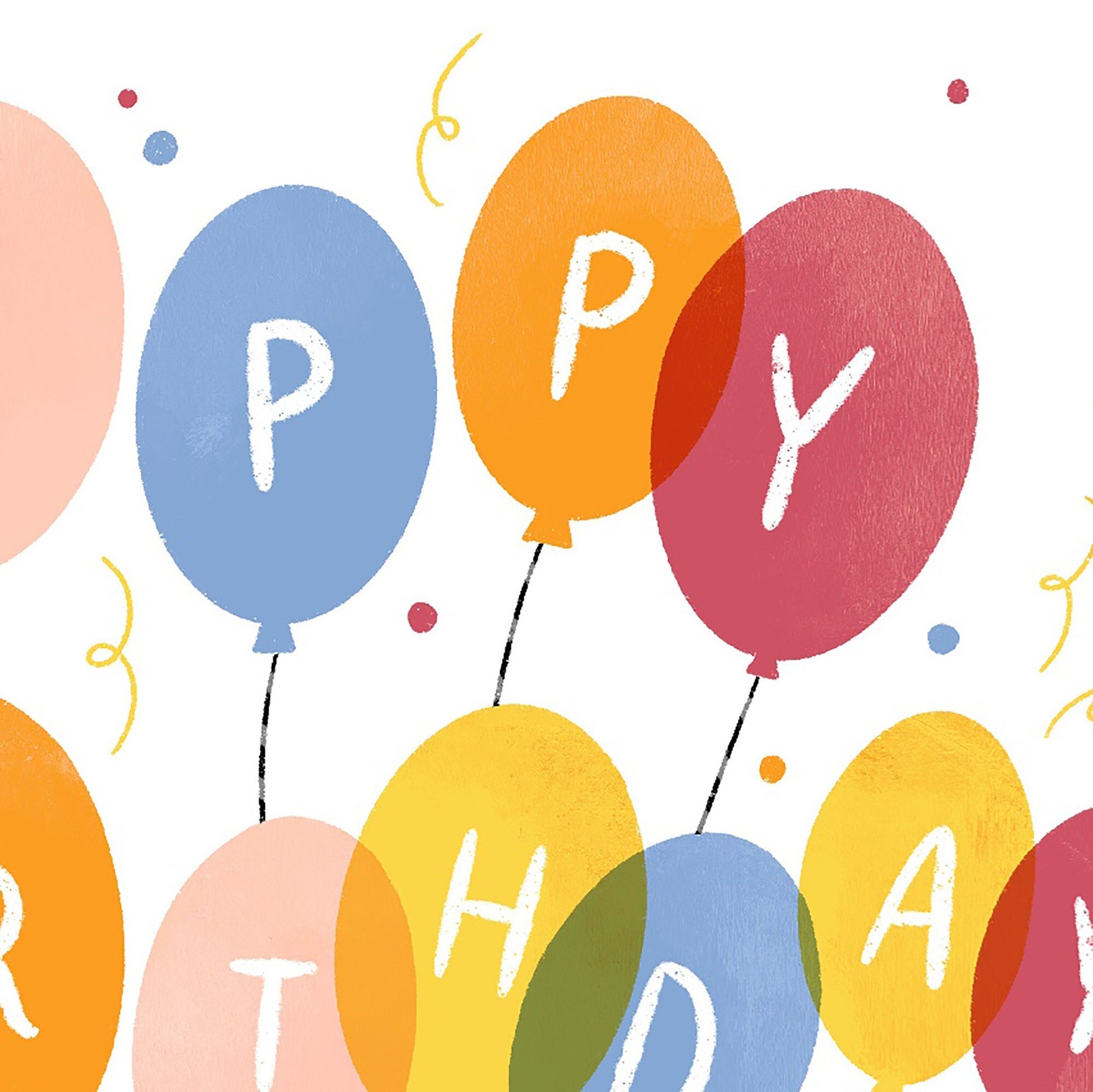 Bunch of Balloons Birthday Card