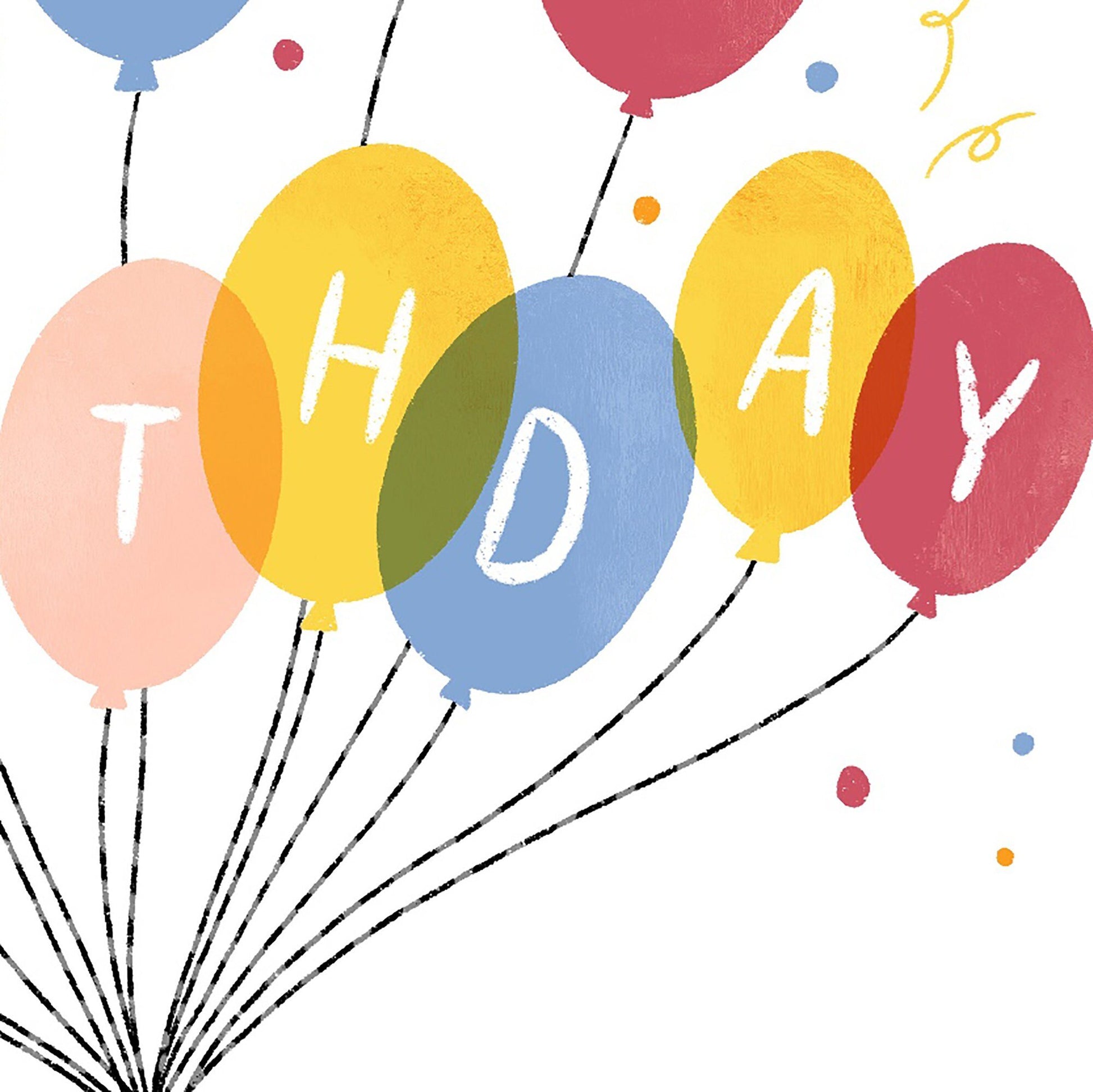 Bunch of Balloons Birthday Card