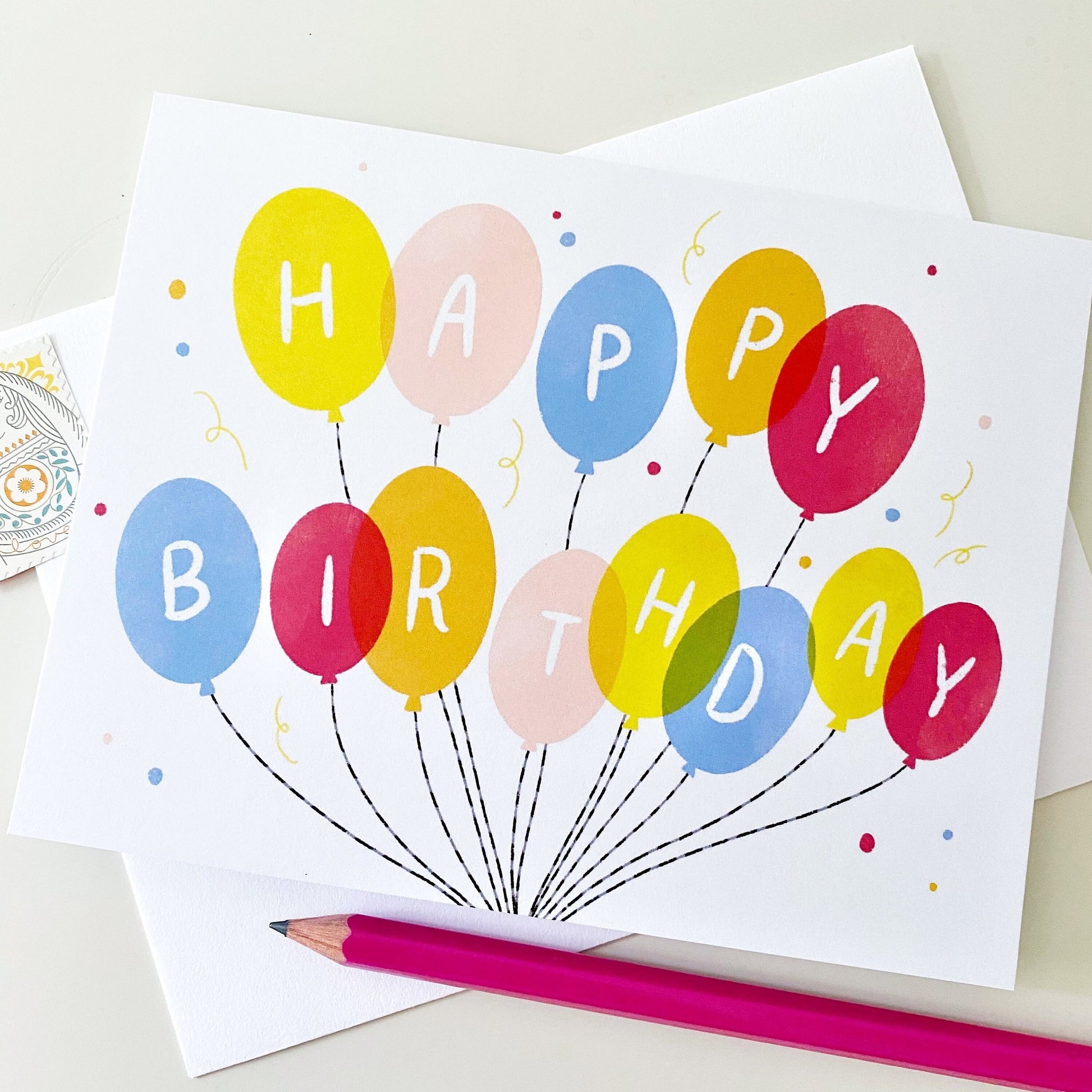 Bunch of Balloons Birthday Card
