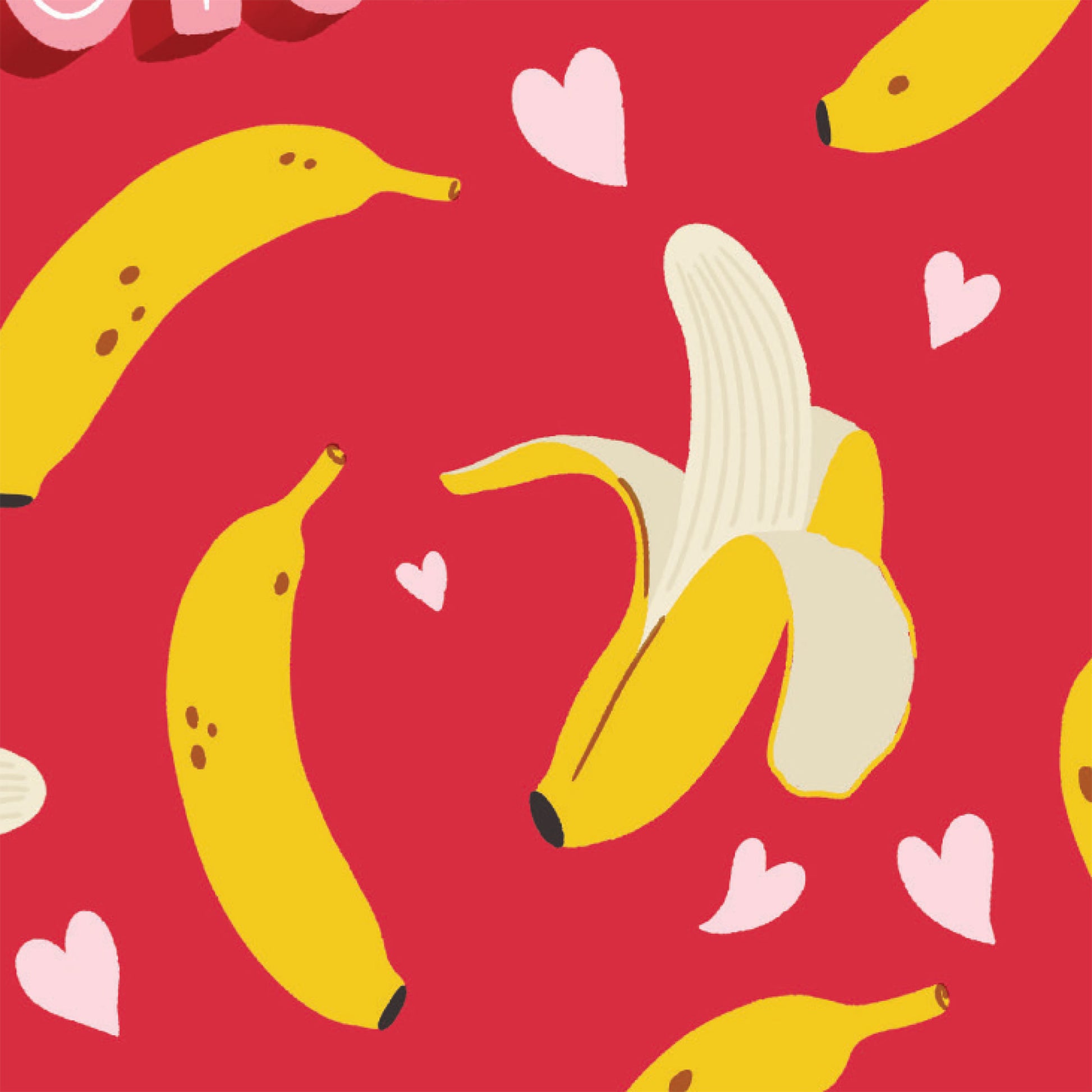I’m Bananas for You Funny Fruit-Themed Card