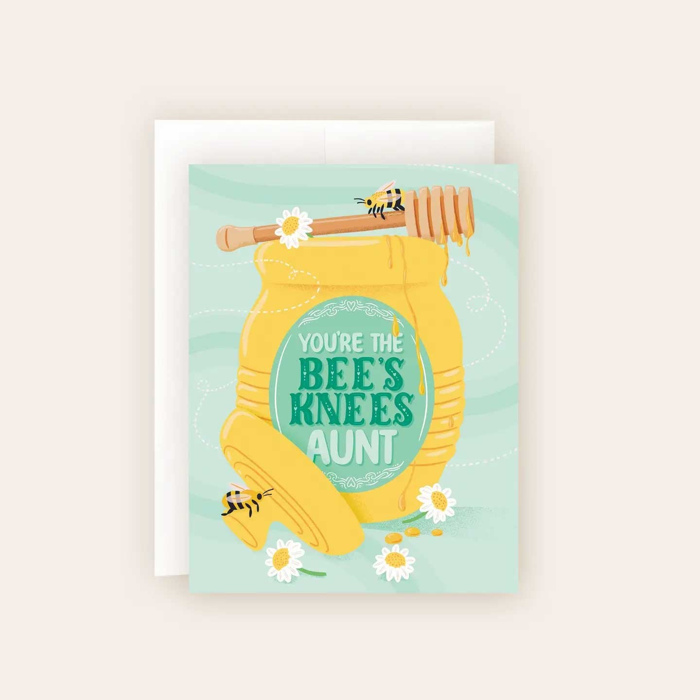 Bees Knees Aunt Birthday Card