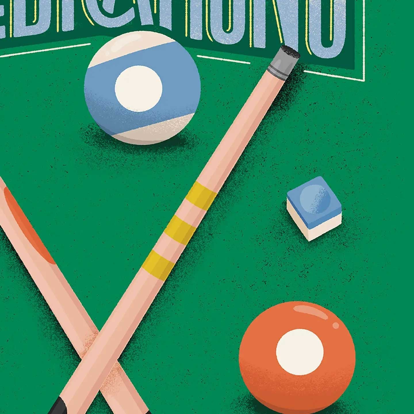 Cue Up the Celebrations Billiards Birthday Card