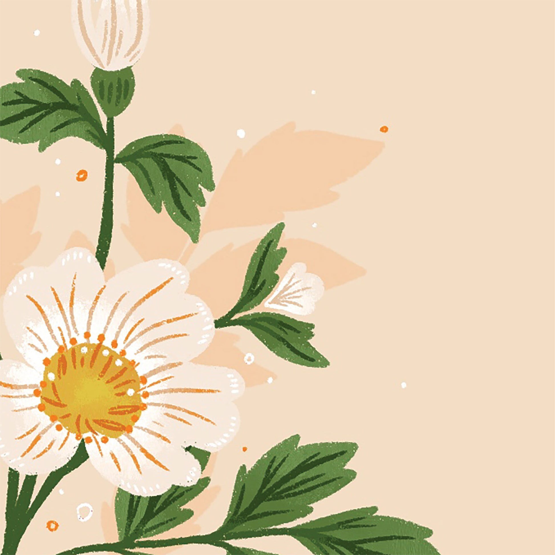 Thinking of You Botanical Sympathy Card