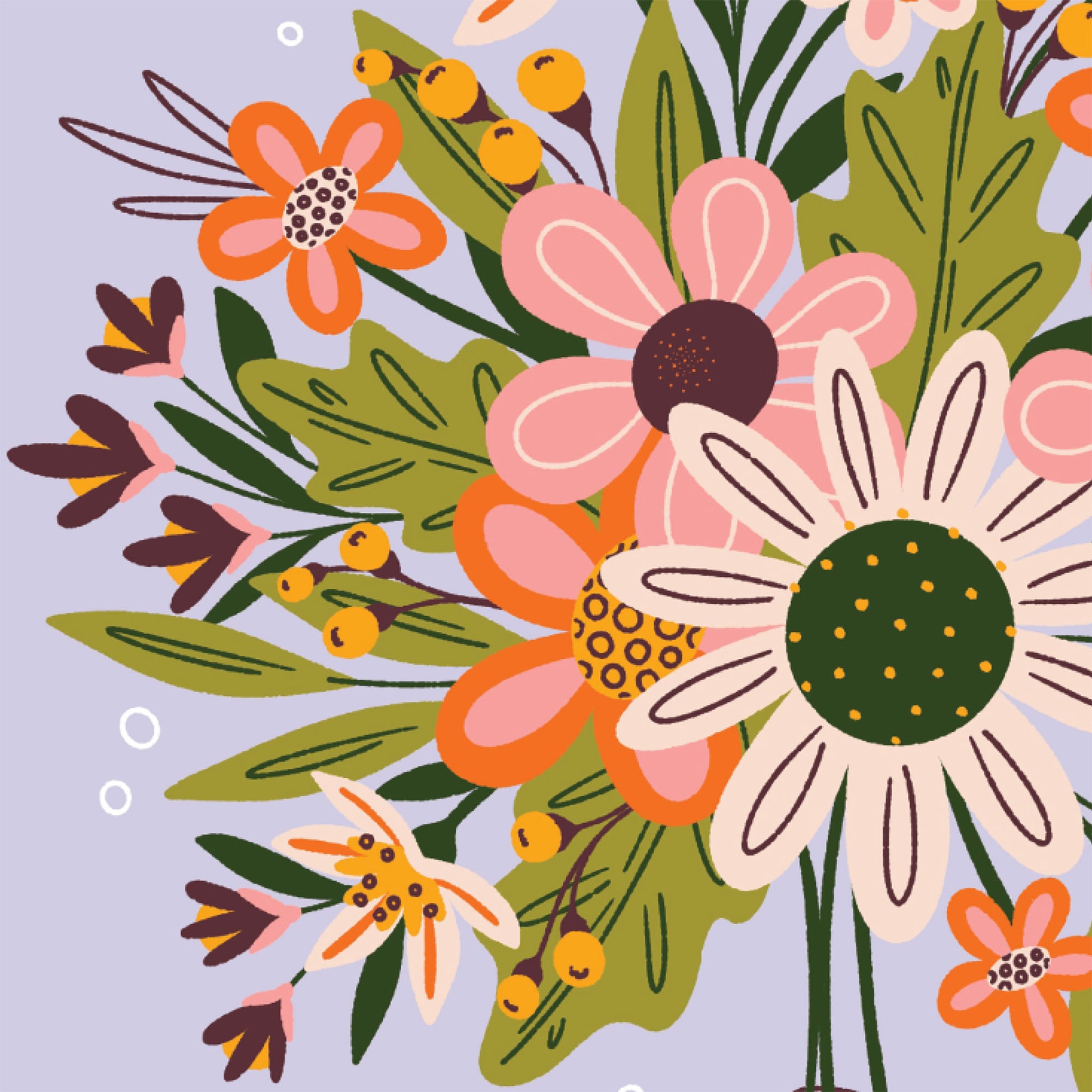 Congratulations Floral Bouquet Card