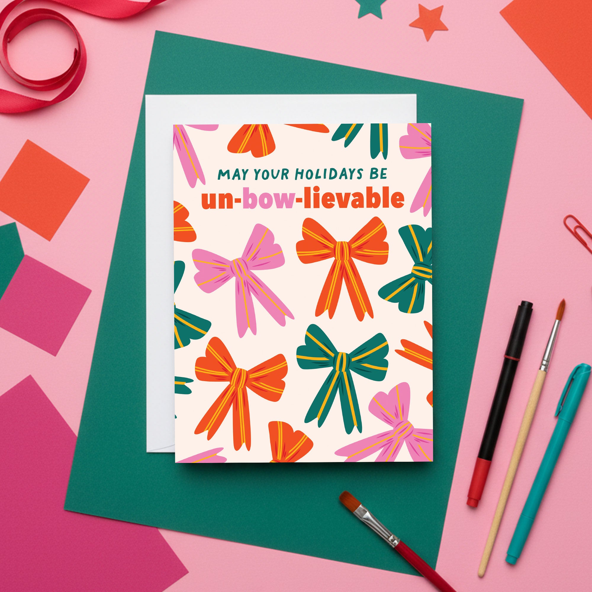 Un-Bow-Lievable Holiday Card