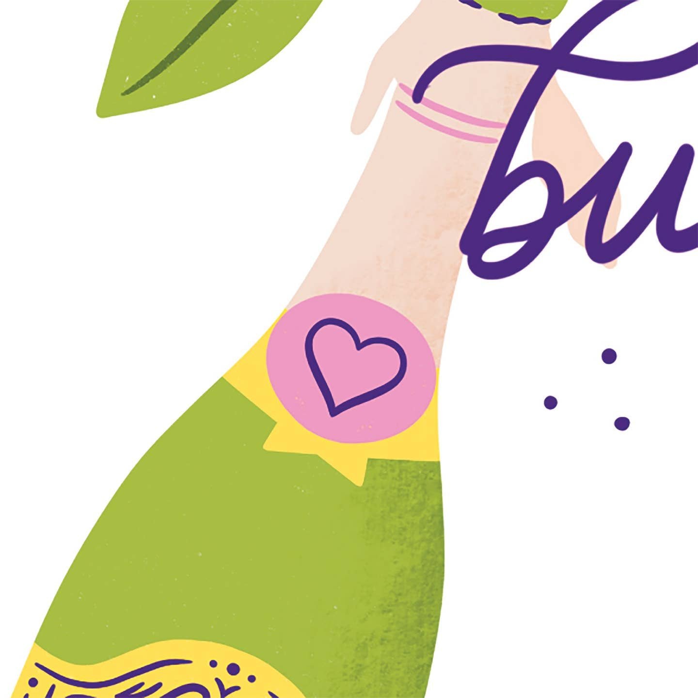 Pop the Bubbly Celebration Congratulations Card