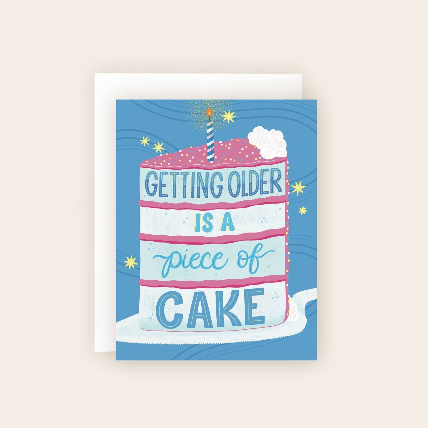 Piece of Cake Birthday Card