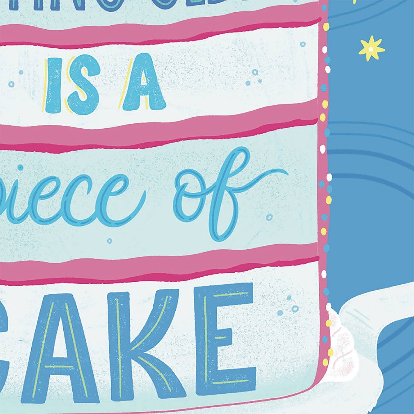 Piece of Cake Birthday Card