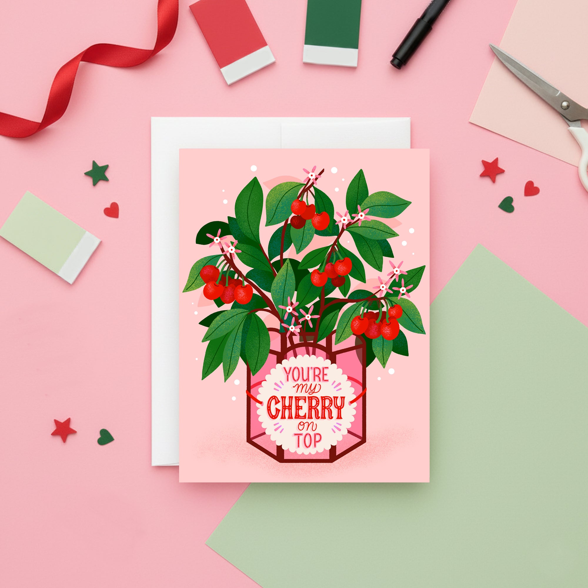 You're My Cherry on Top Sweet Love Card