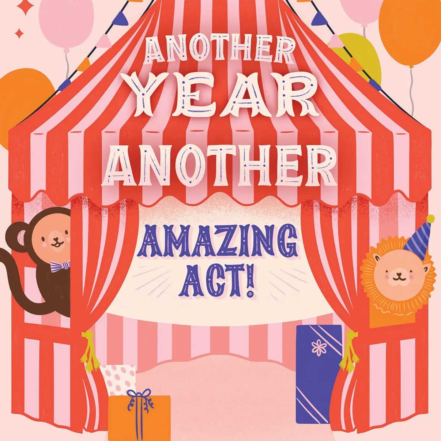 Circus Birthday Card