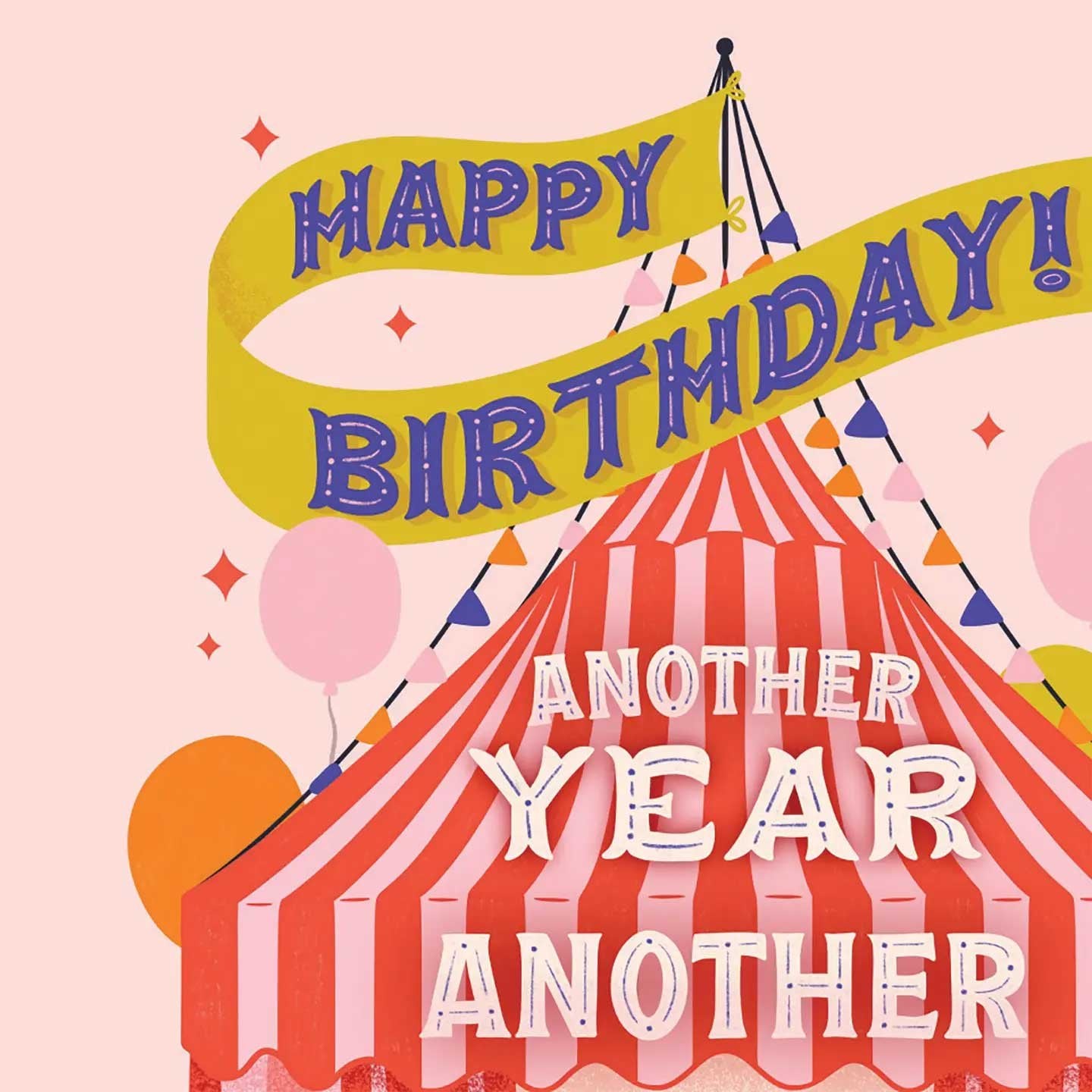 Circus Birthday Card