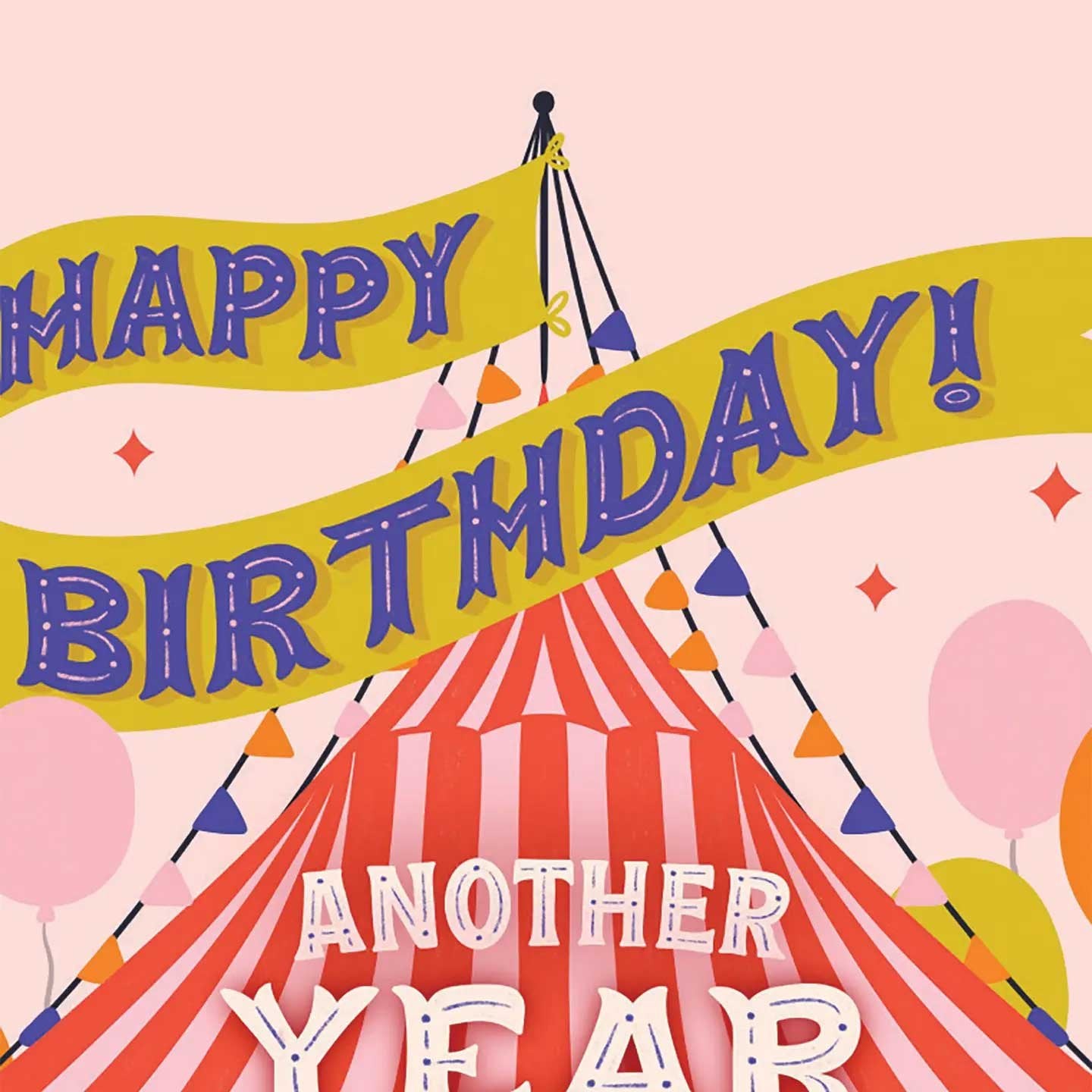 Circus Birthday Card