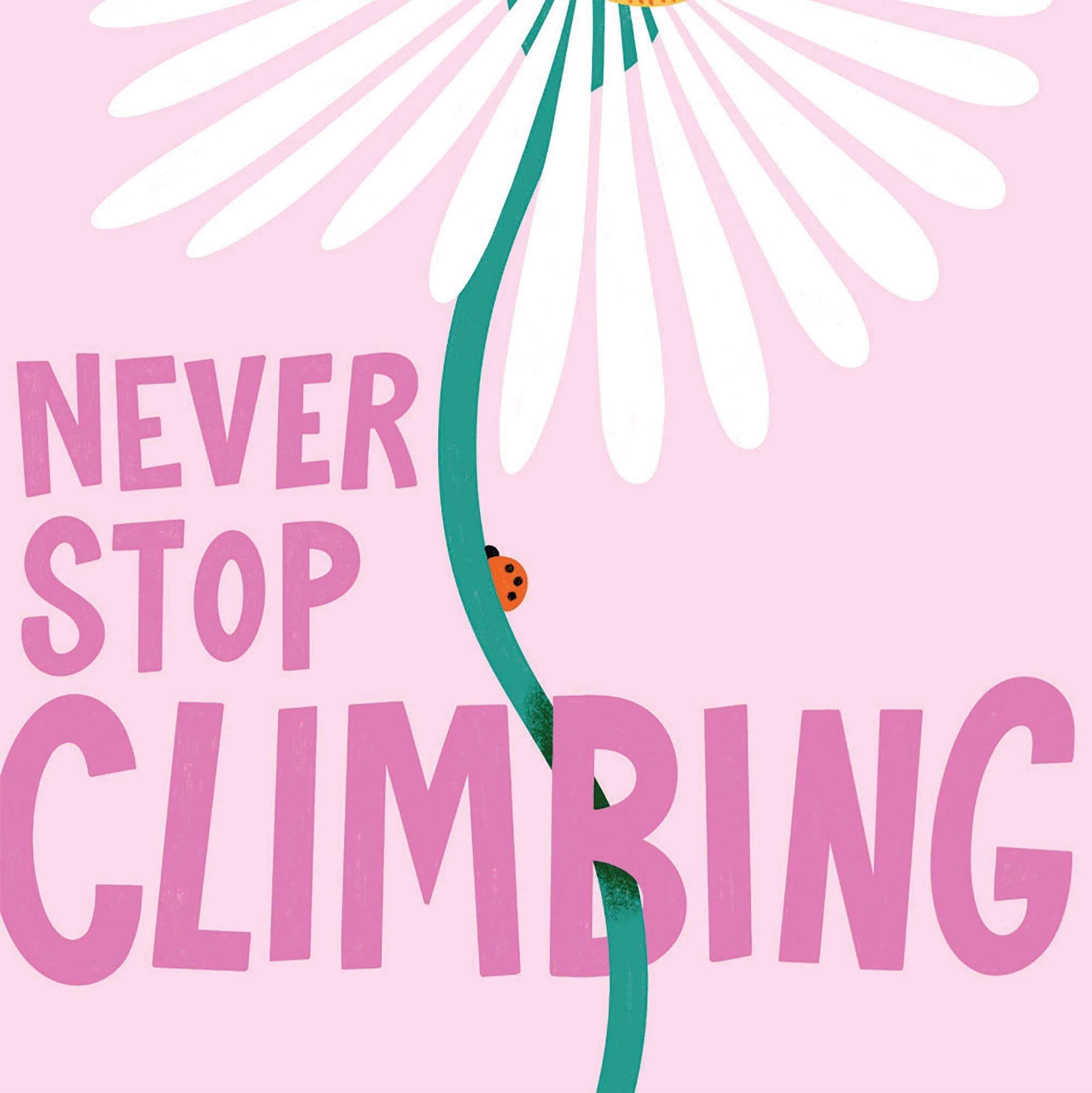 Never Stop Climbing Encouragement Card
