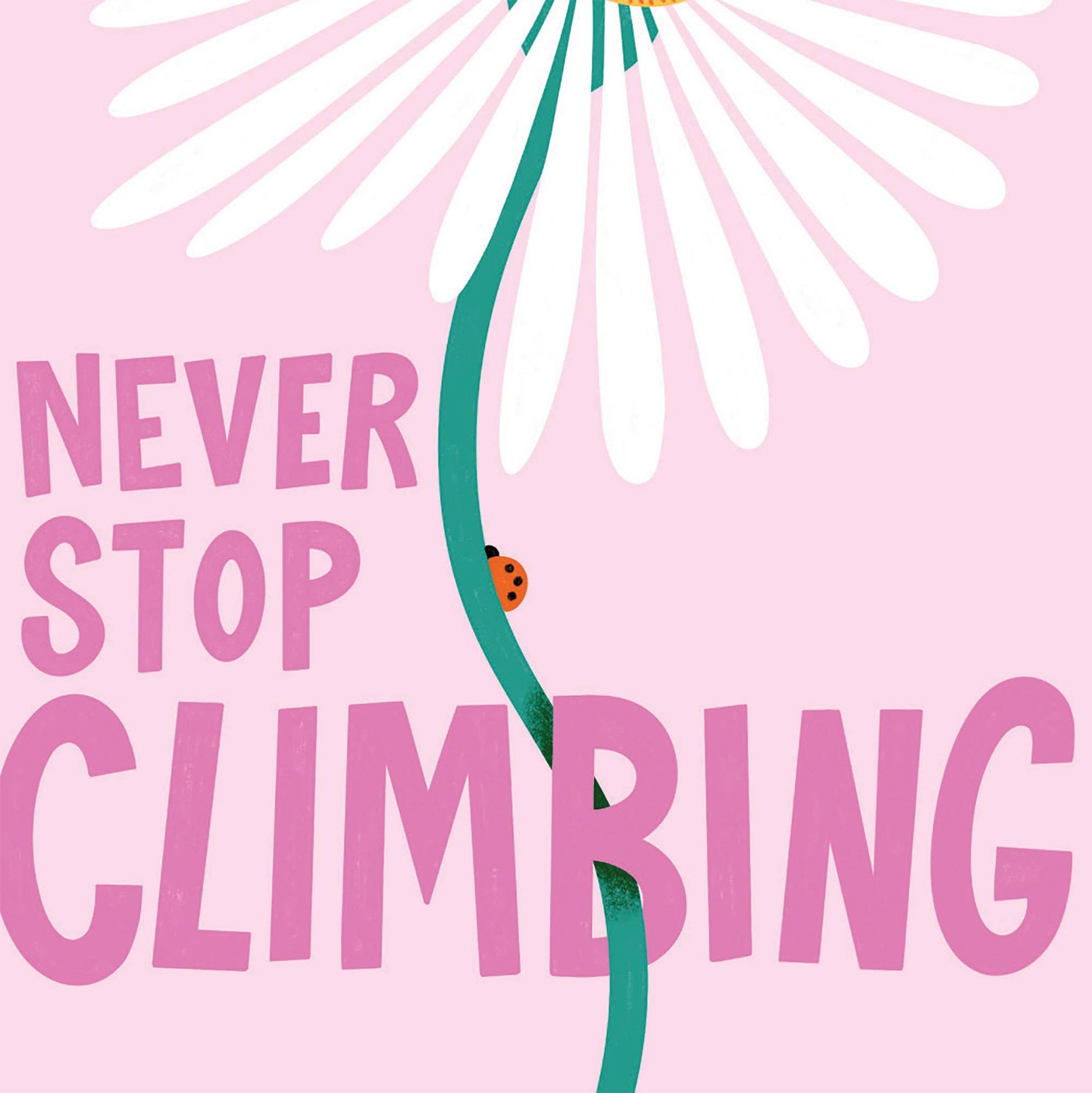 Never Stop Climbing Encouragement Card