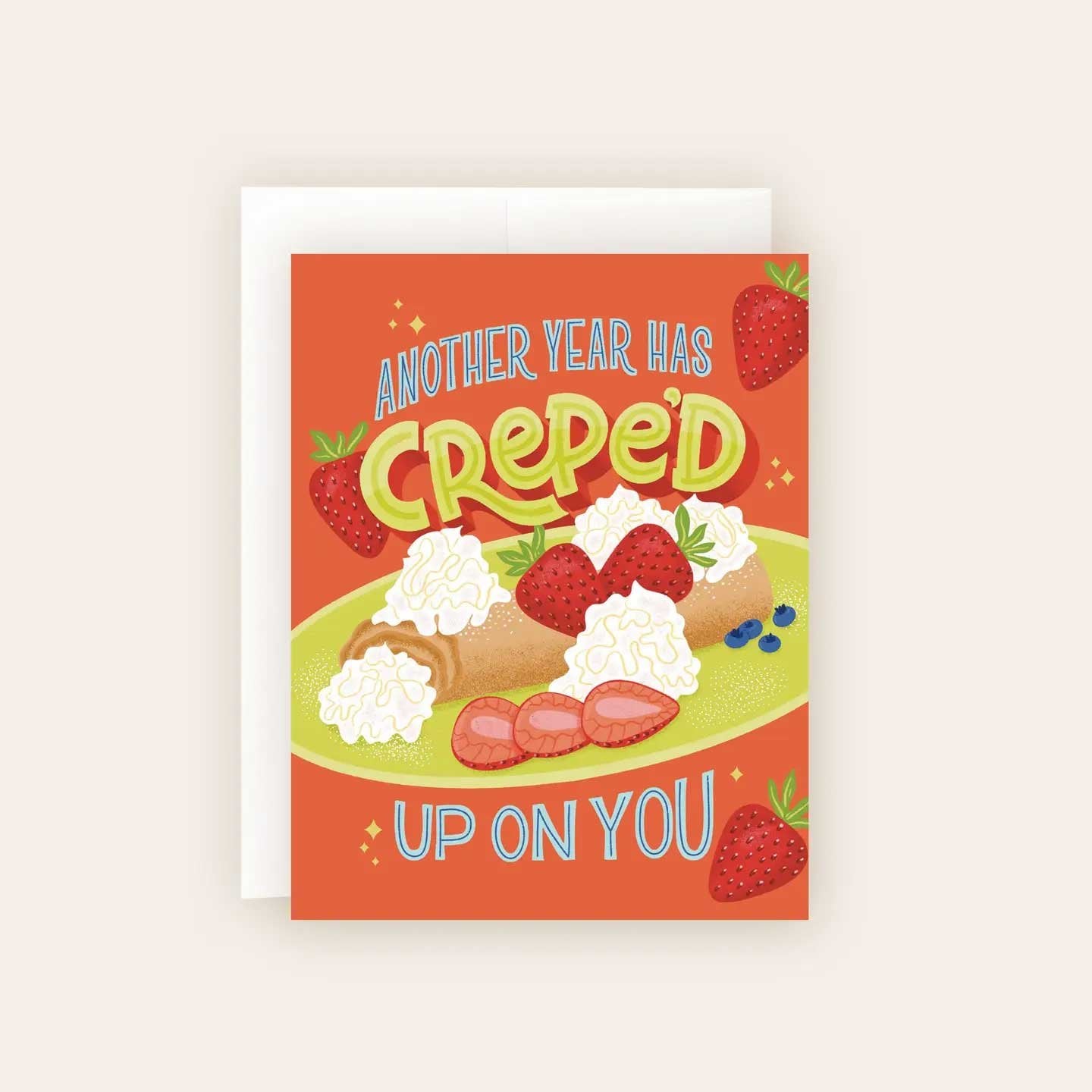 Crepe'd Up Birthday Card