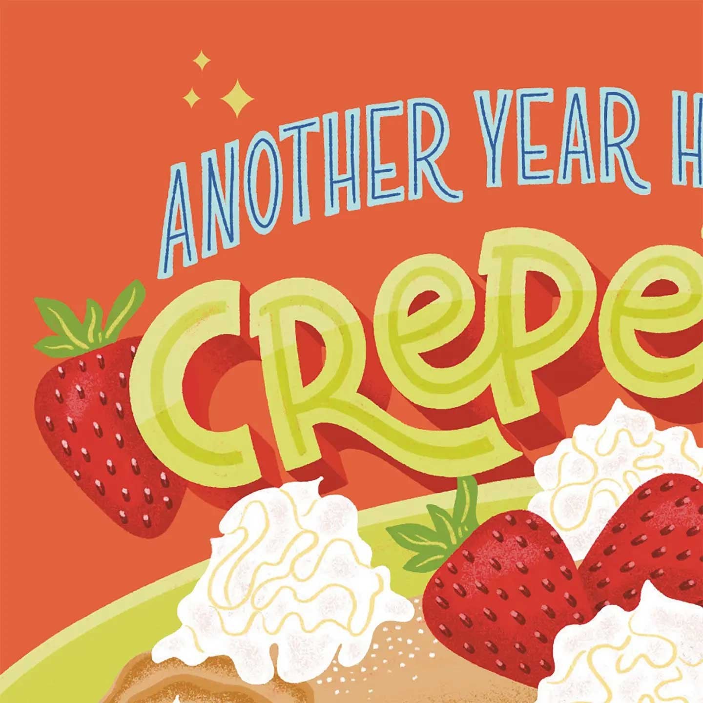 Crepe'd Up Birthday Card