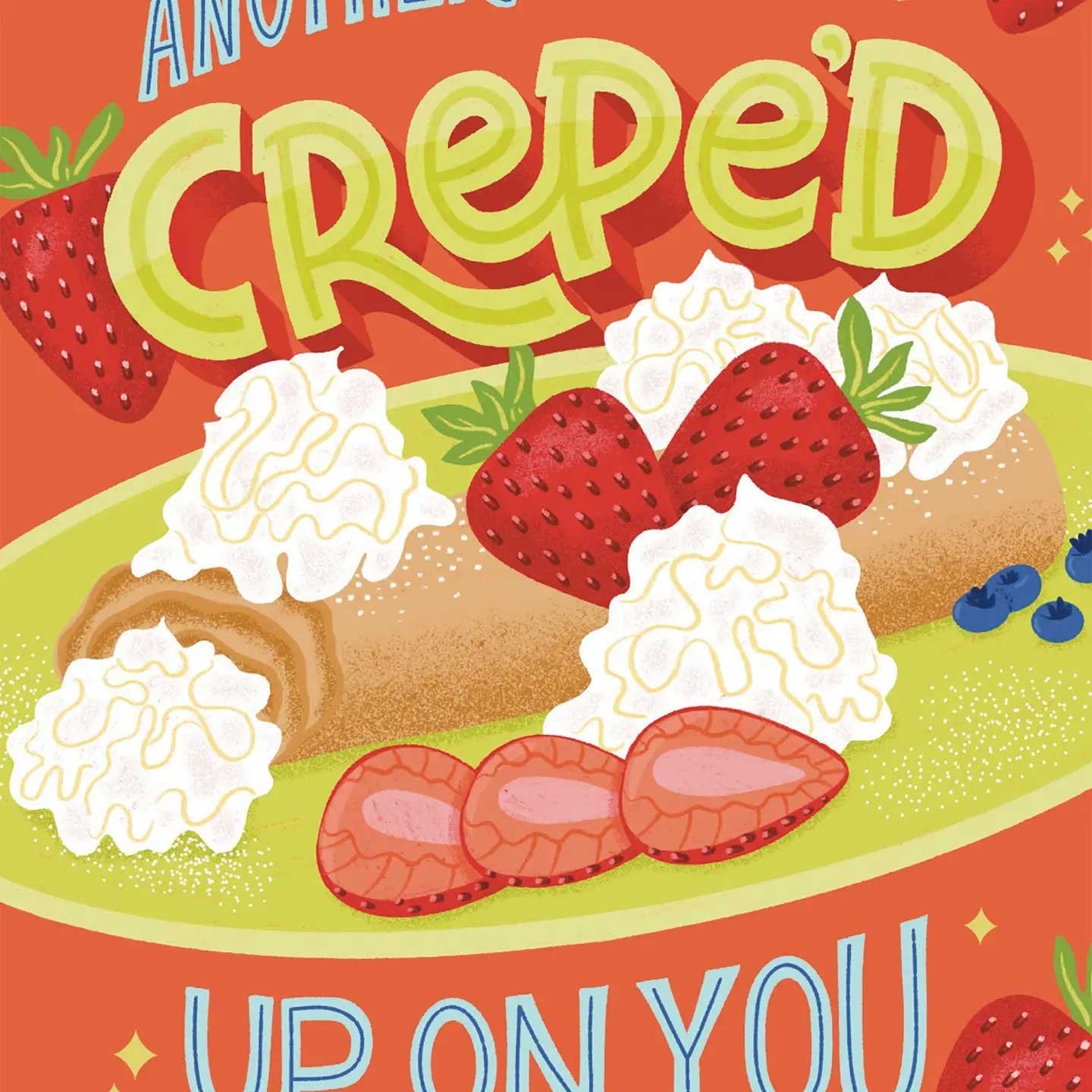 Crepe'd Up Birthday Card
