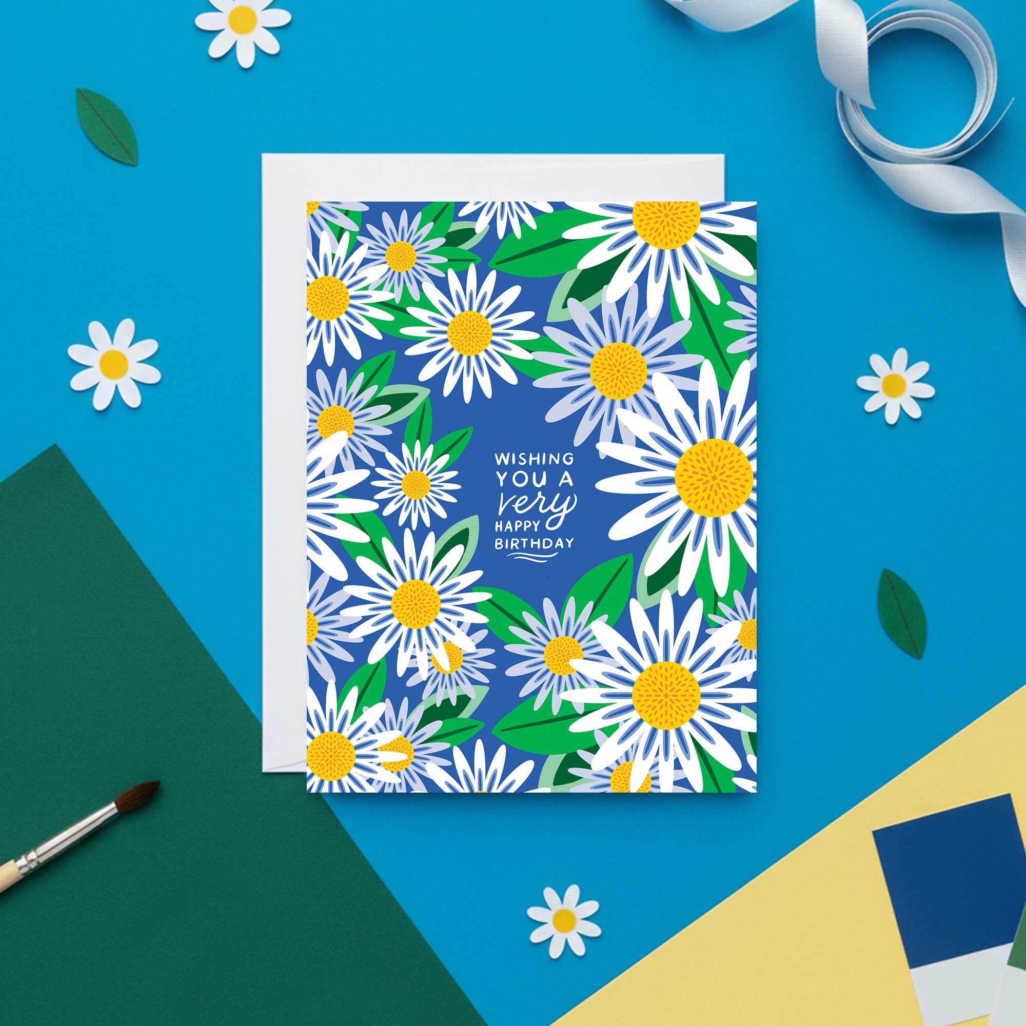 Field of Daisies Birthday Card