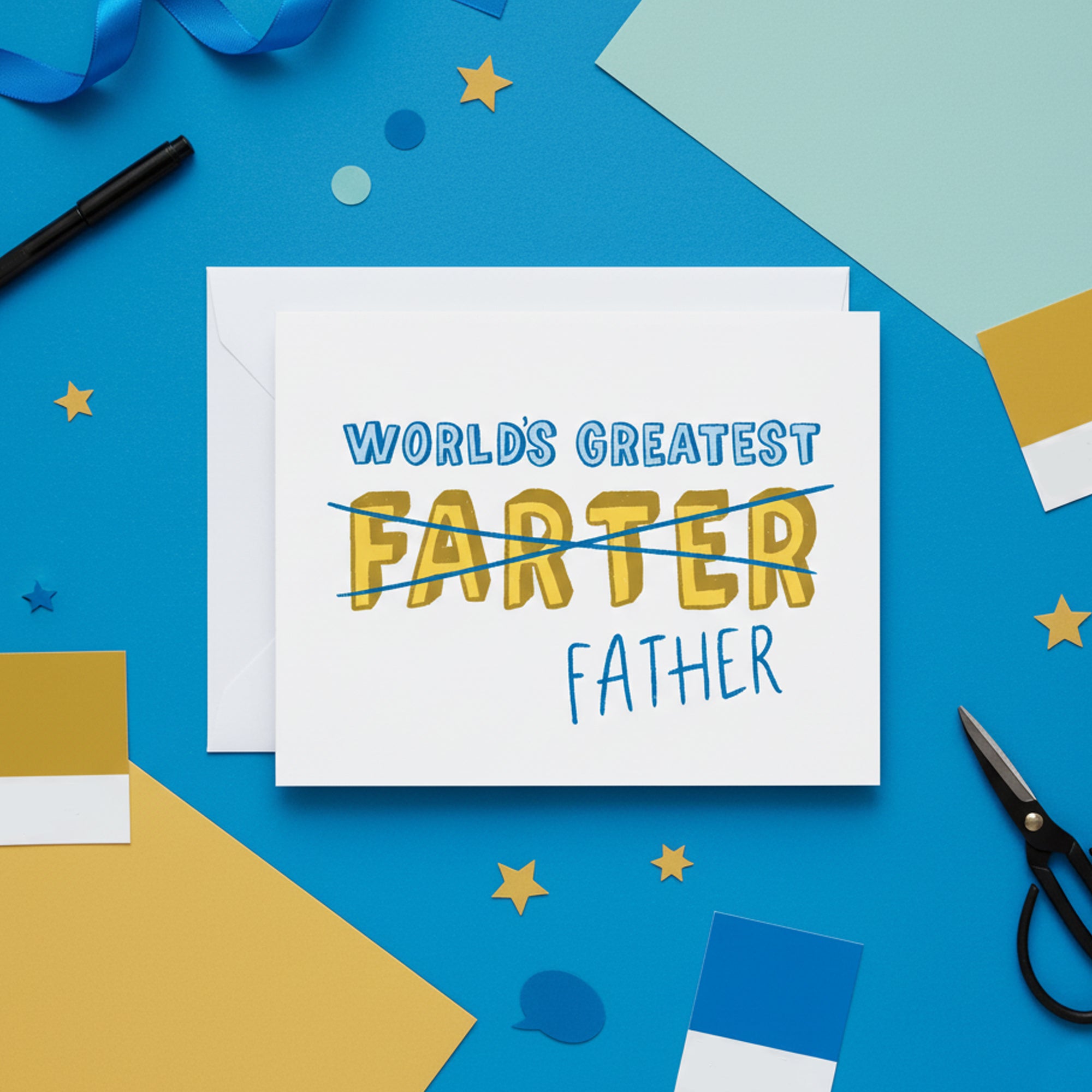 Worlds Greatest Farter Father's Day Card