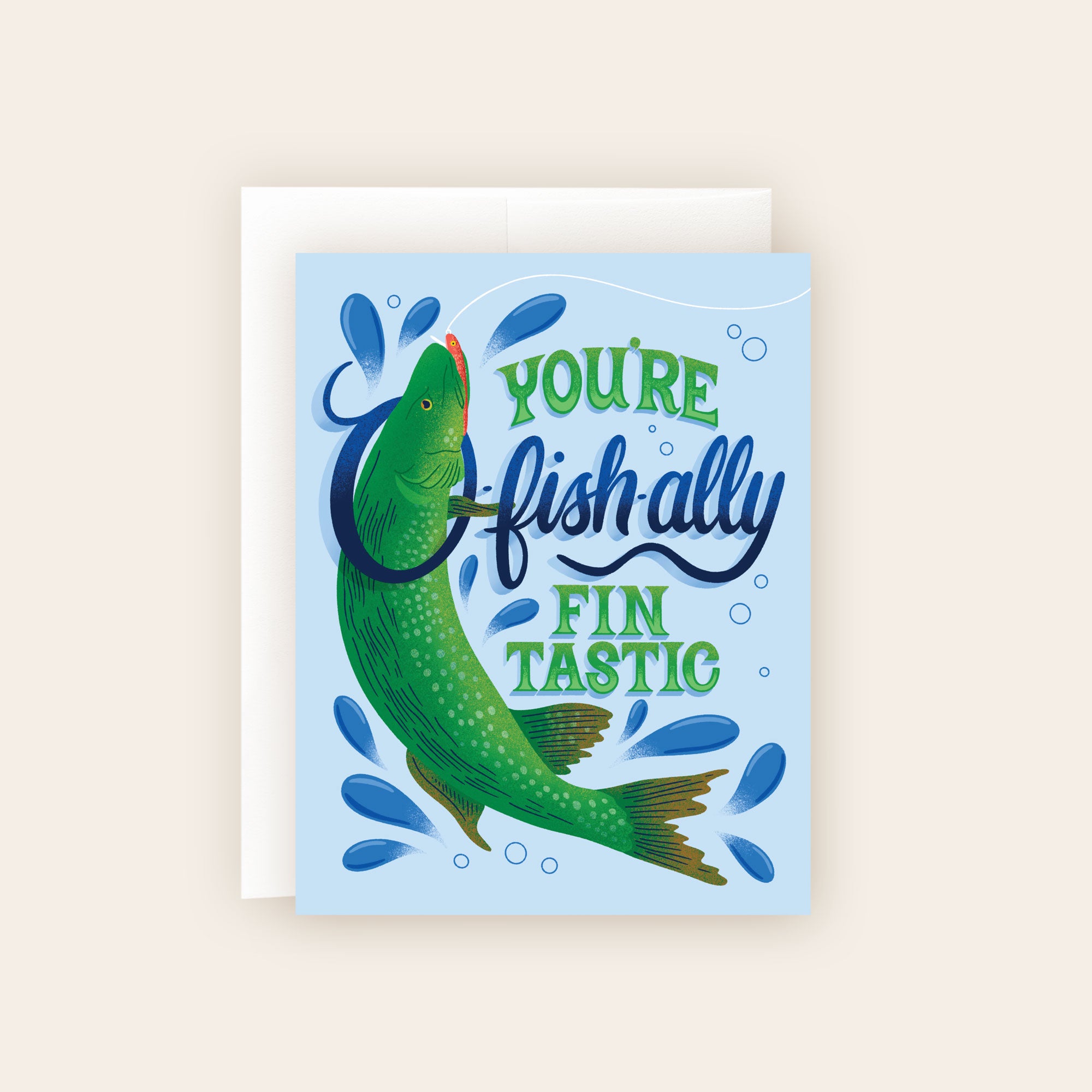O-fish-ally Fin-tastic Card