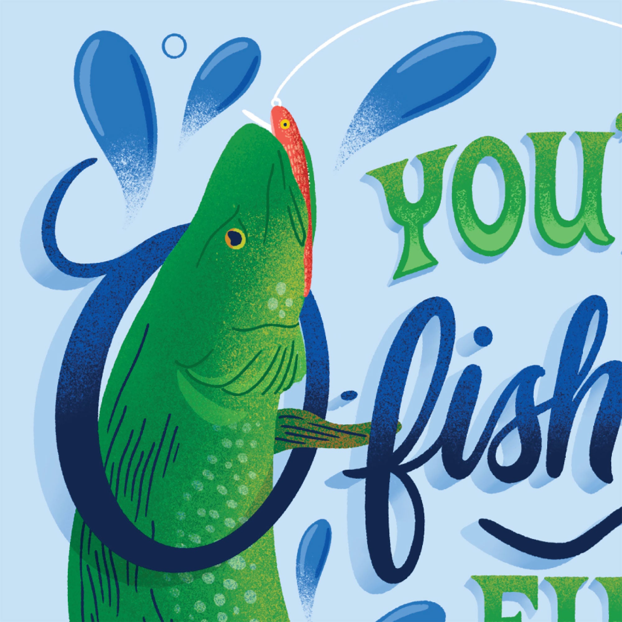 O-fish-ally Fin-tastic Card