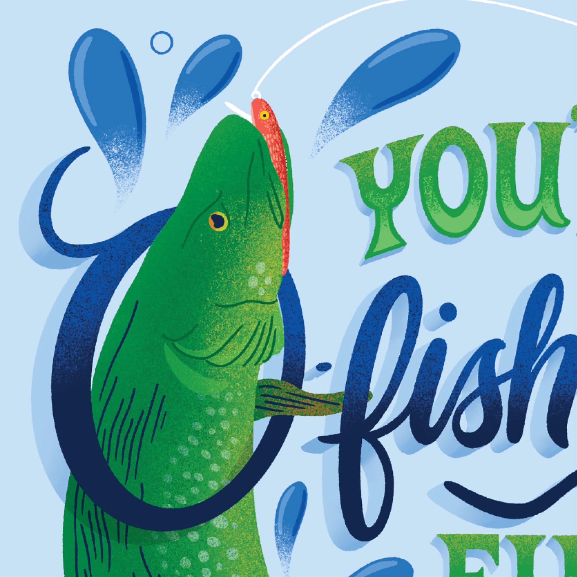 O-fish-ally Fin-tastic Card