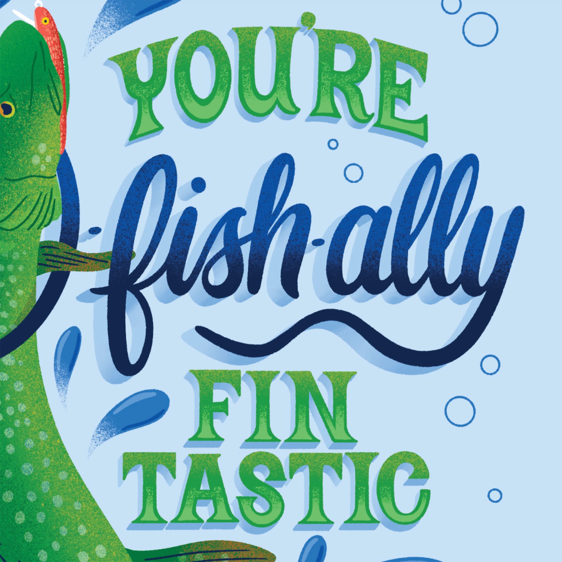 O-fish-ally Fin-tastic Card