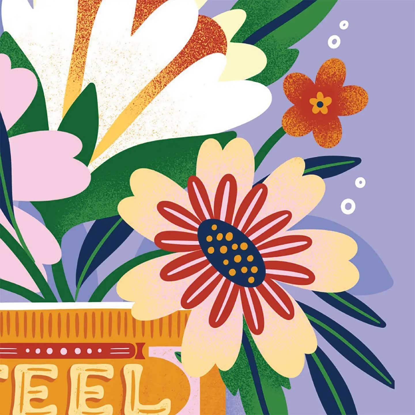 Get Well Soon Floral Can Card
