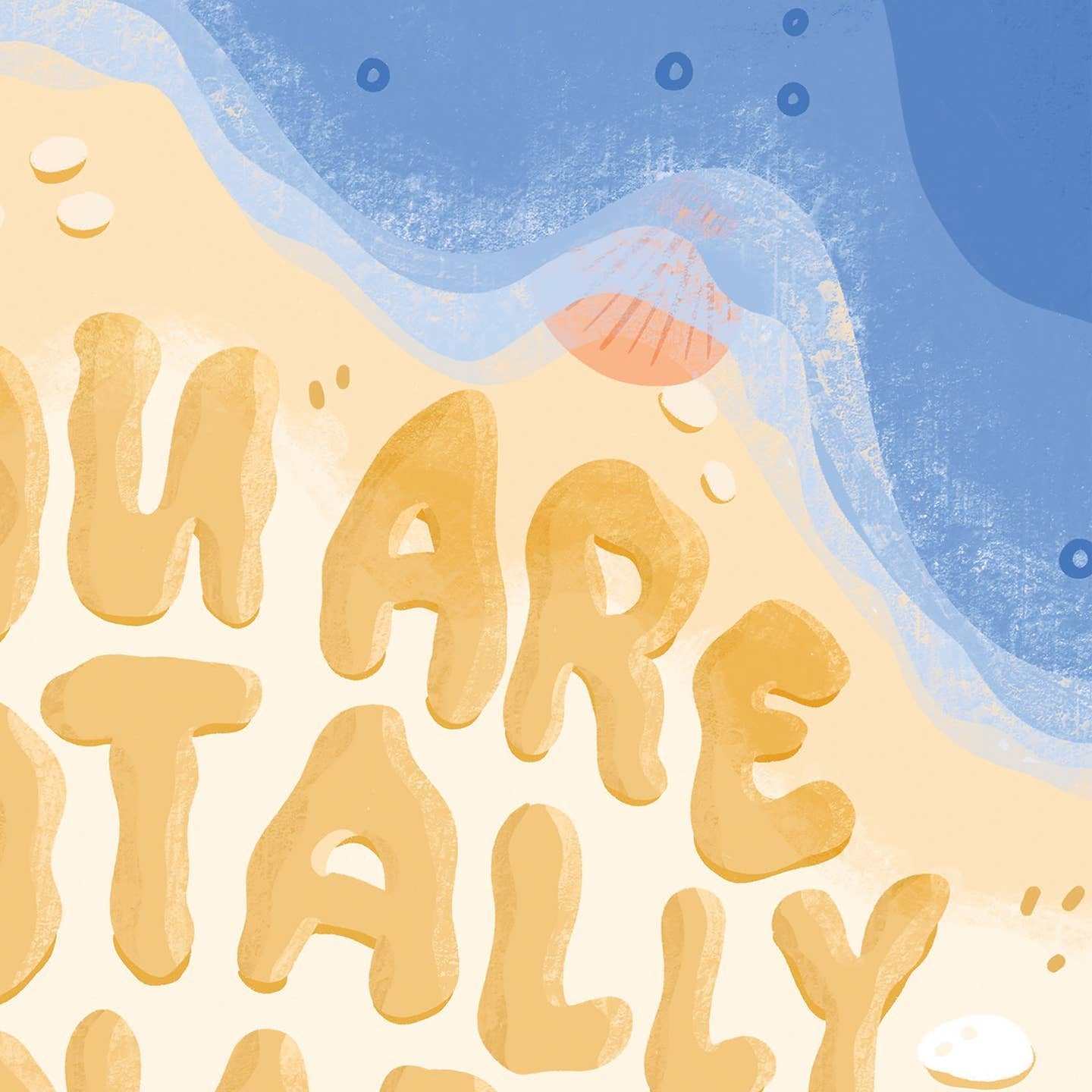 You Are Total Gnarly Encouragement Card