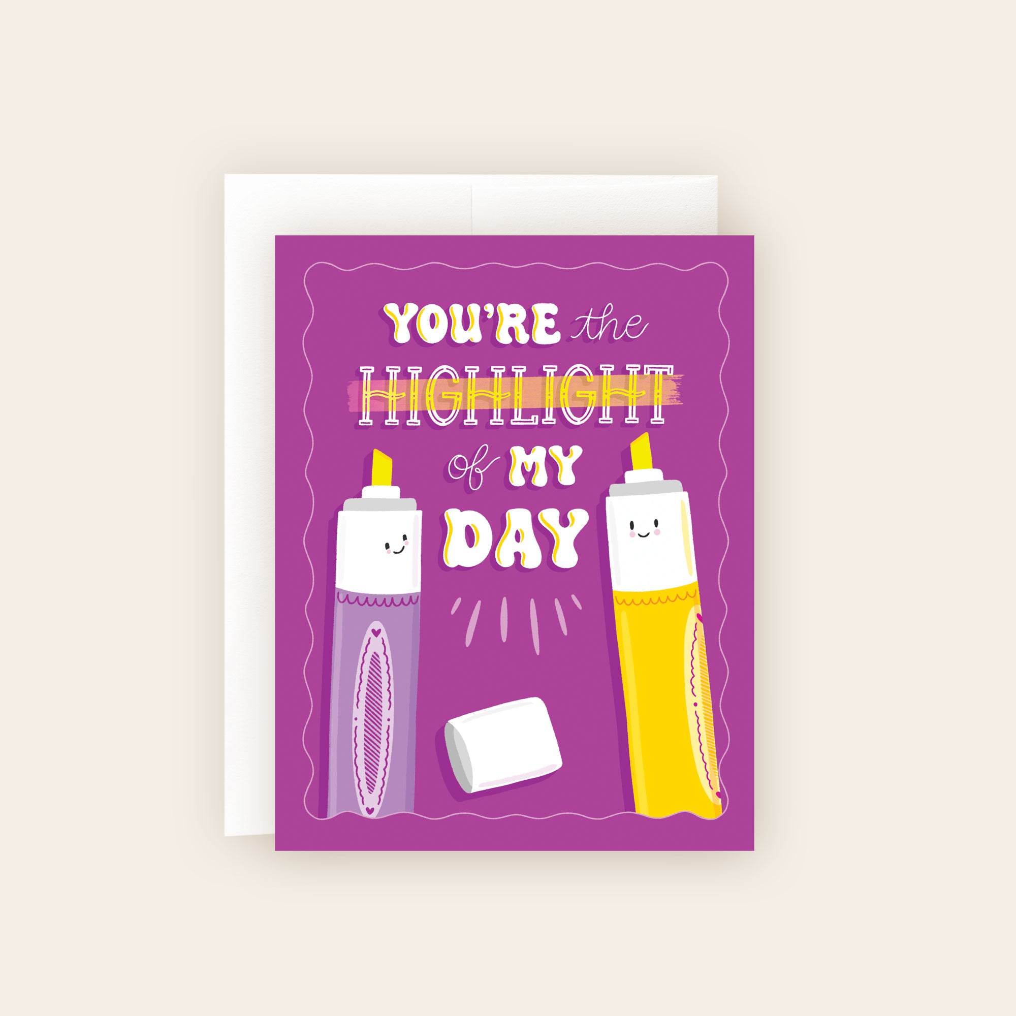 You're the Highlight of My Day Valentine Card