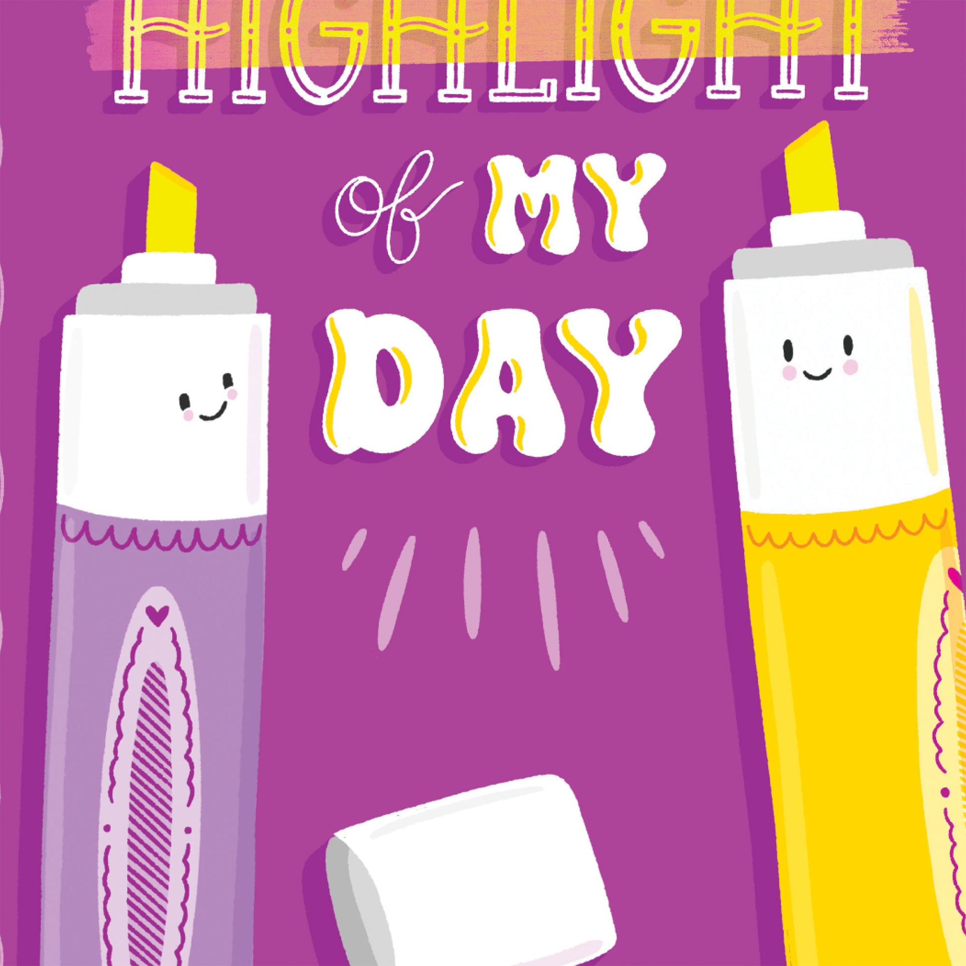 You're the Highlight of My Day Valentine Card