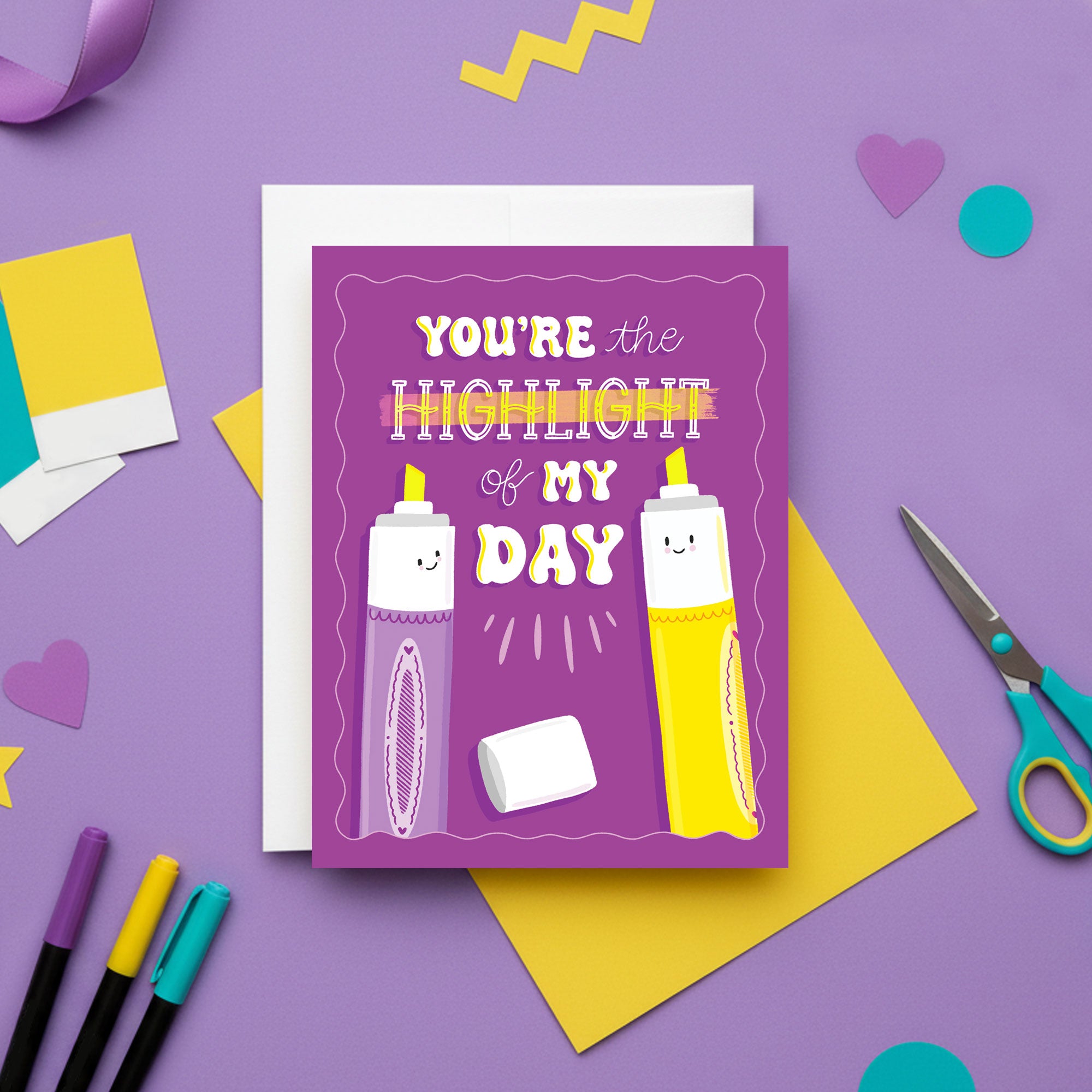 You're the Highlight of My Day Valentine Card